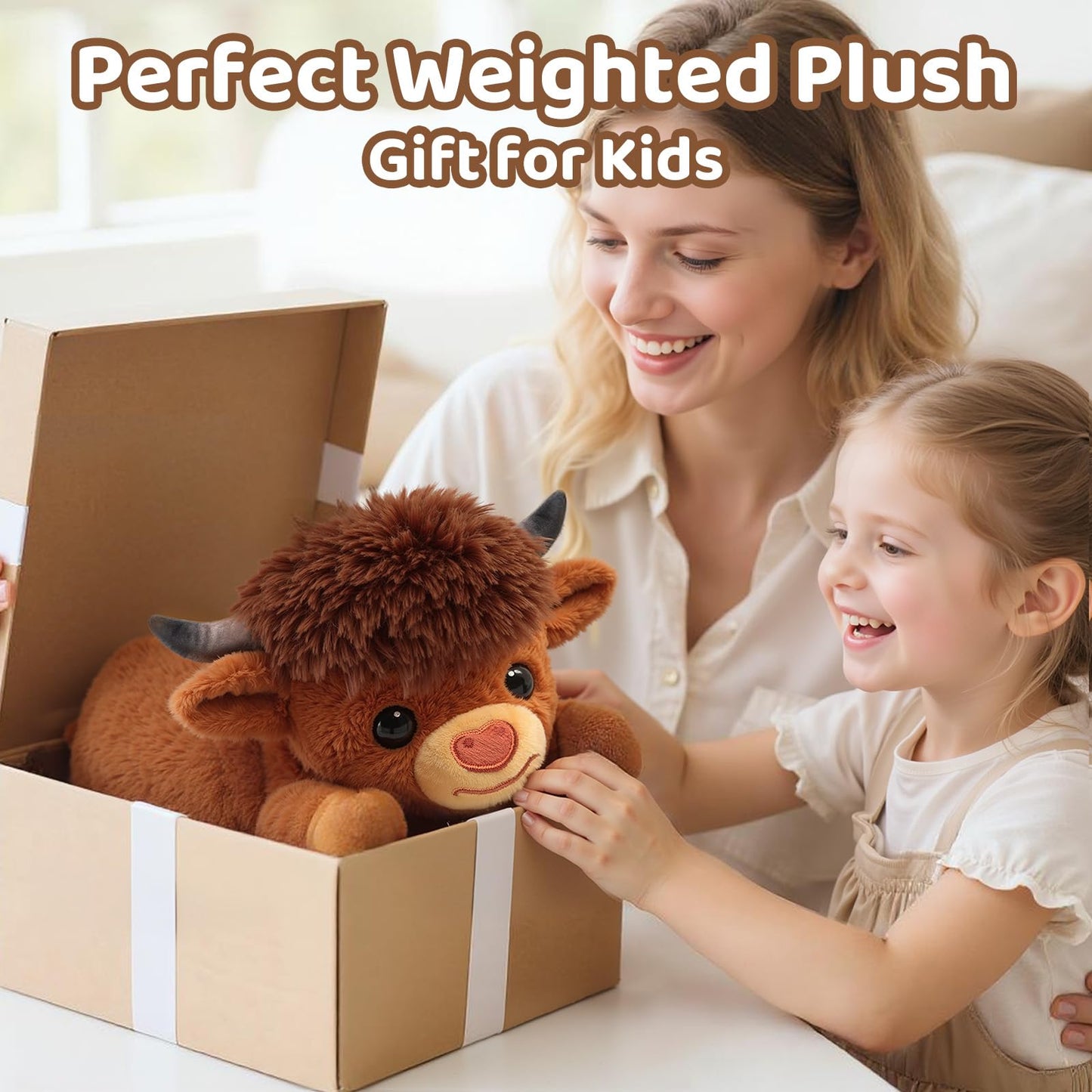 Mewaii Weighted Stuffed Animals 5 lbs Adjustable, Heated & Coolable 23 Inch Plush for Realistic Hug, Microwavable Removable Inner Pad, Cat Gifts for Adults & Kids (Black)