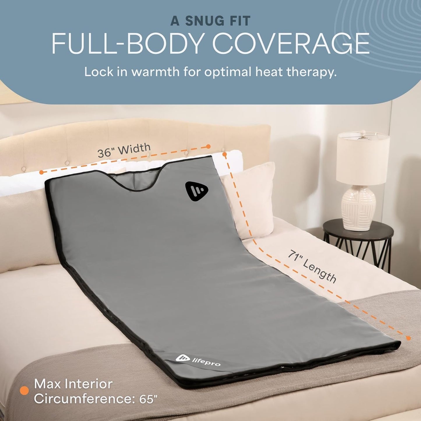 Infrared Sauna Blanket for Relaxation, Recovery & Stress Relief
