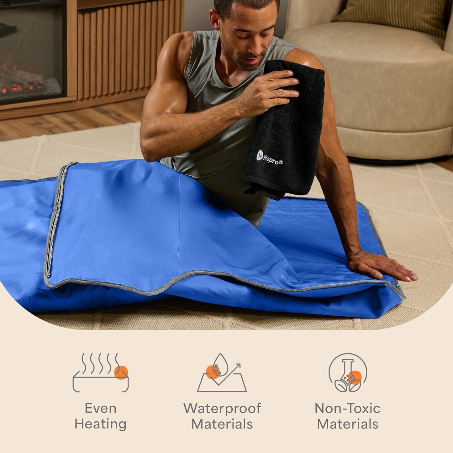 Infrared Sauna Blanket for Relaxation, Recovery & Stress Relief