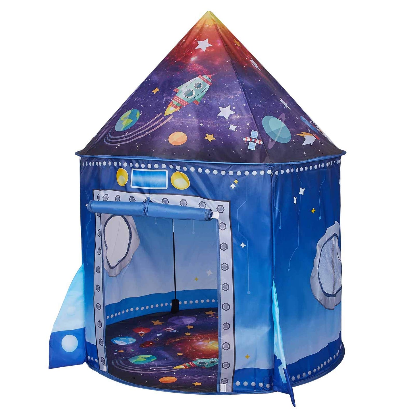 Kaivee Space World Play Tent Pop Up Kids Indoor Sensory Playhouse Children Foldable Kids Tent for Boys Girls Toddler as 3 4 5 6 7 Years Gift as Birthday Christmas Toys