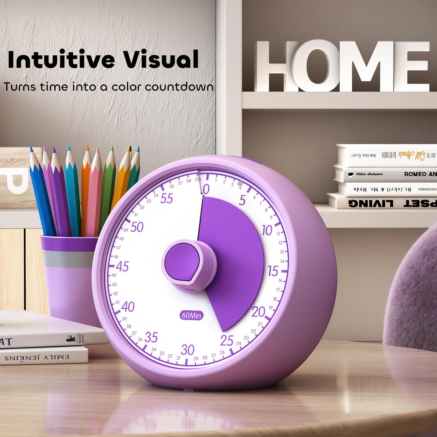 Visual Timer for Autism & ADHD Focus (60-Minute Countdown)