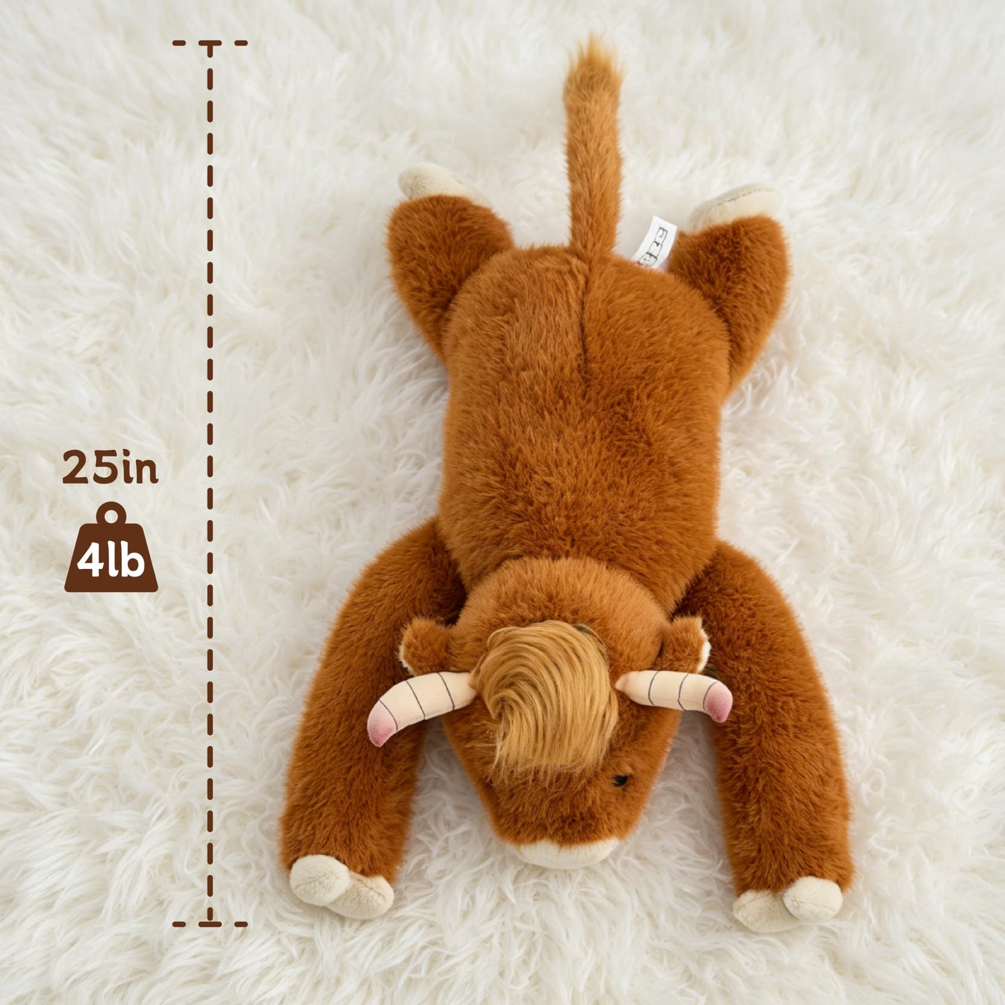 Weighted Sloth Stuffed Animal – 25 Inch, 4 lbs Plush Lying Toy for Kids and Adults – Soft and Cozy Weighted Companion for Bedtime, Gifting, and Everyday Comfort