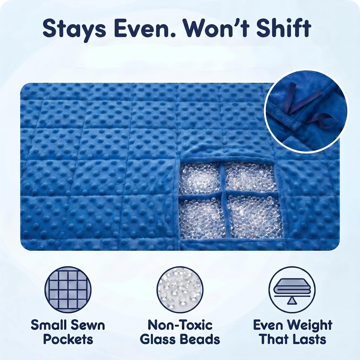 hazli Super-Soft Kids Weighted Blanket 5 Pounds - Weighted Blanket for Kids - Easy to Clean, Washable Minky Cover - 36x48 Inches 5lbs Child - Small Heavy Blanket for Girls and Boys