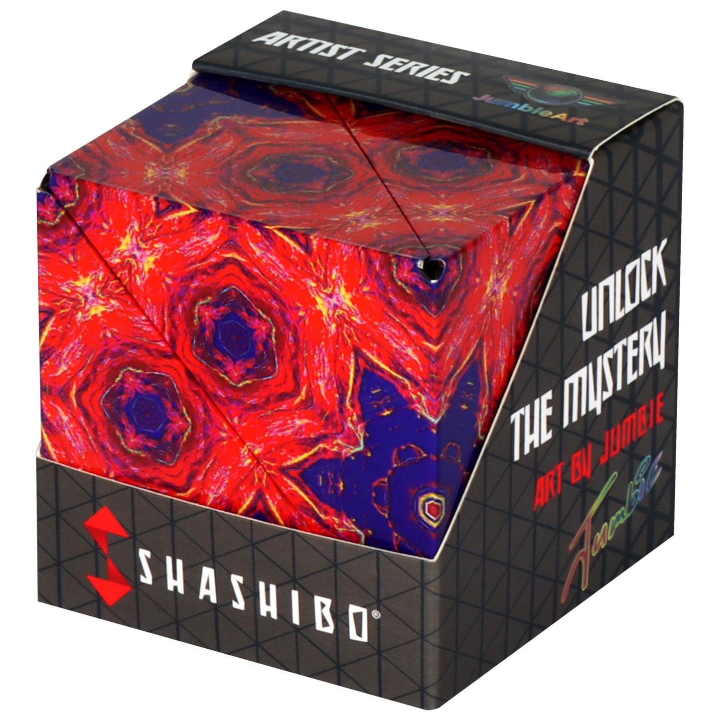 Shashibo Sensory Fidget Toy for Adults & Kids, Stress Relief Fidget Toy for Adults, Teens & Kids, Cool Fidget Toys for Desk, Classroom Must Have, Sensory Shape Shifting Cube, 100+ Possible Shapes