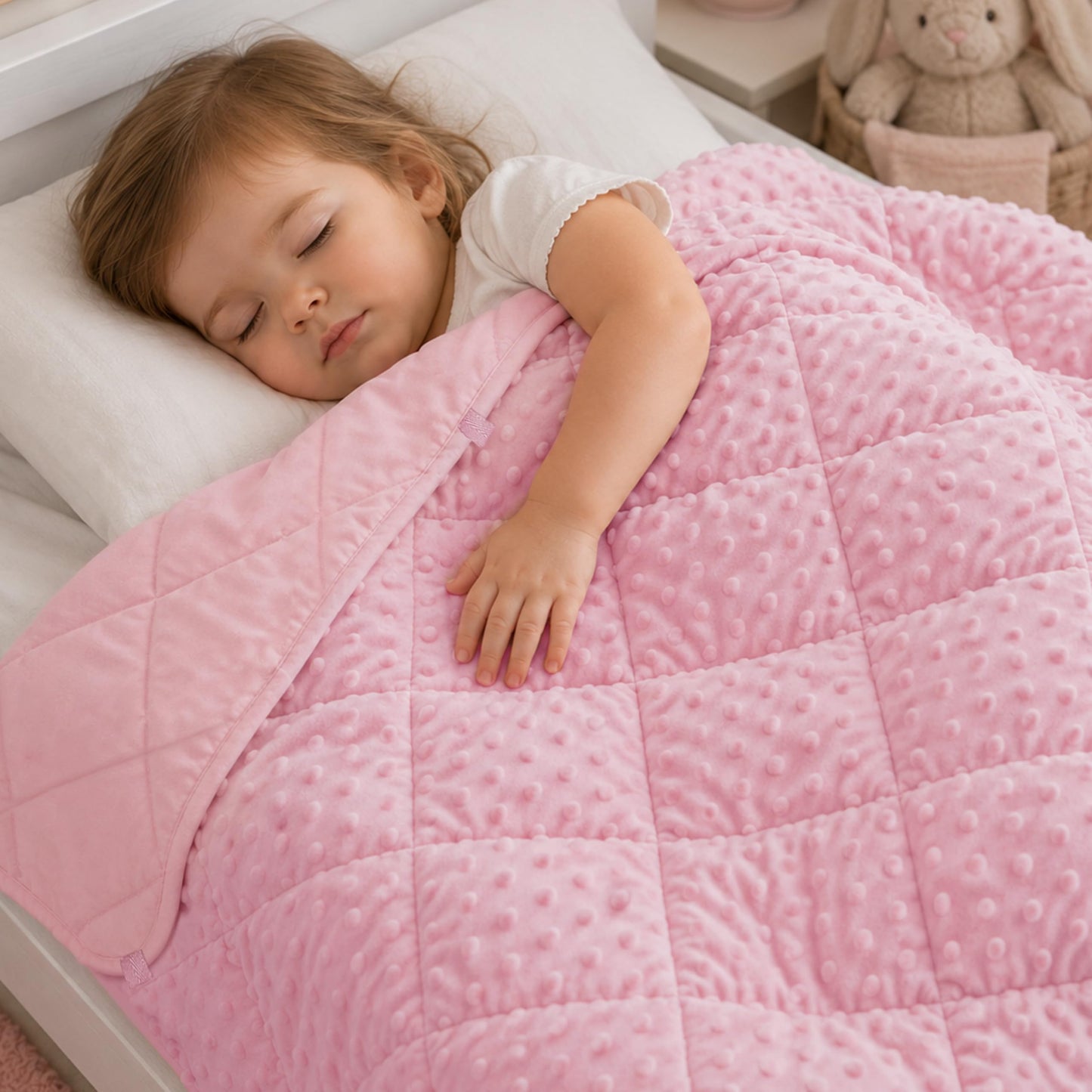 MAXTID Weighted Blanket for Kids 5lbs 36"x48" Cotton Blanket for Boys & Girls Weighted Throw Blanket Children Bedding Gifts for 3 4 5 6 7 8+ Year Old Kids Small Weighted Comfort Blanket