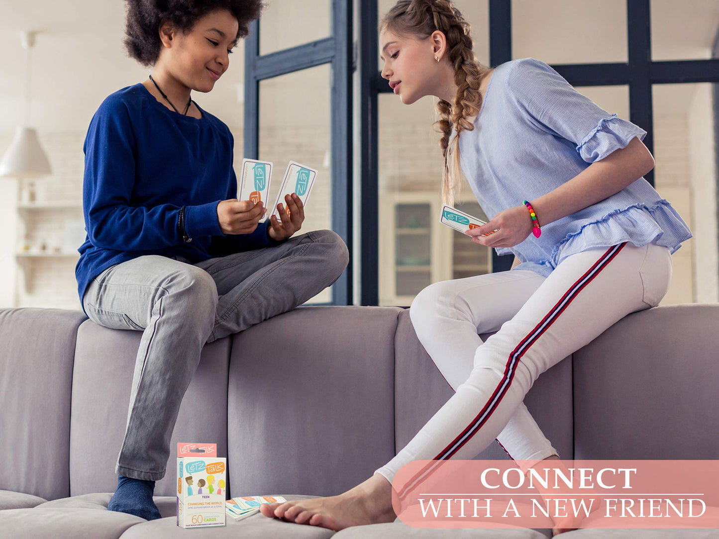Conversation Cards for Kids with Autism or Aspergers - Learning & Education Toys, Conversation Starters, Autism Communication Cards for Kids and Adults, Therapy Tool, Stocking Stuffers