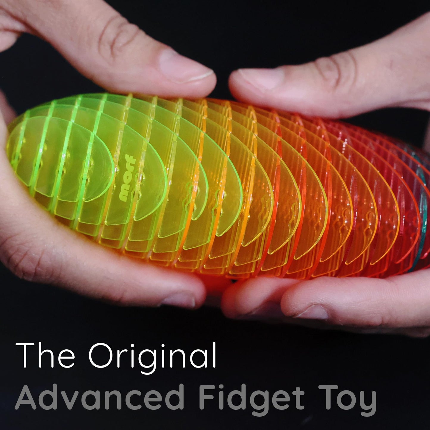 Morf Fidget Worm Toy - Flexible 3D Sensory Slug Figgy Toy for Kids, Teens, and Adults – Stretchy, Quiet, Stress and Anxiety Relief, Focus - For Play, School, Work Gifts, Great For Classroom and Office