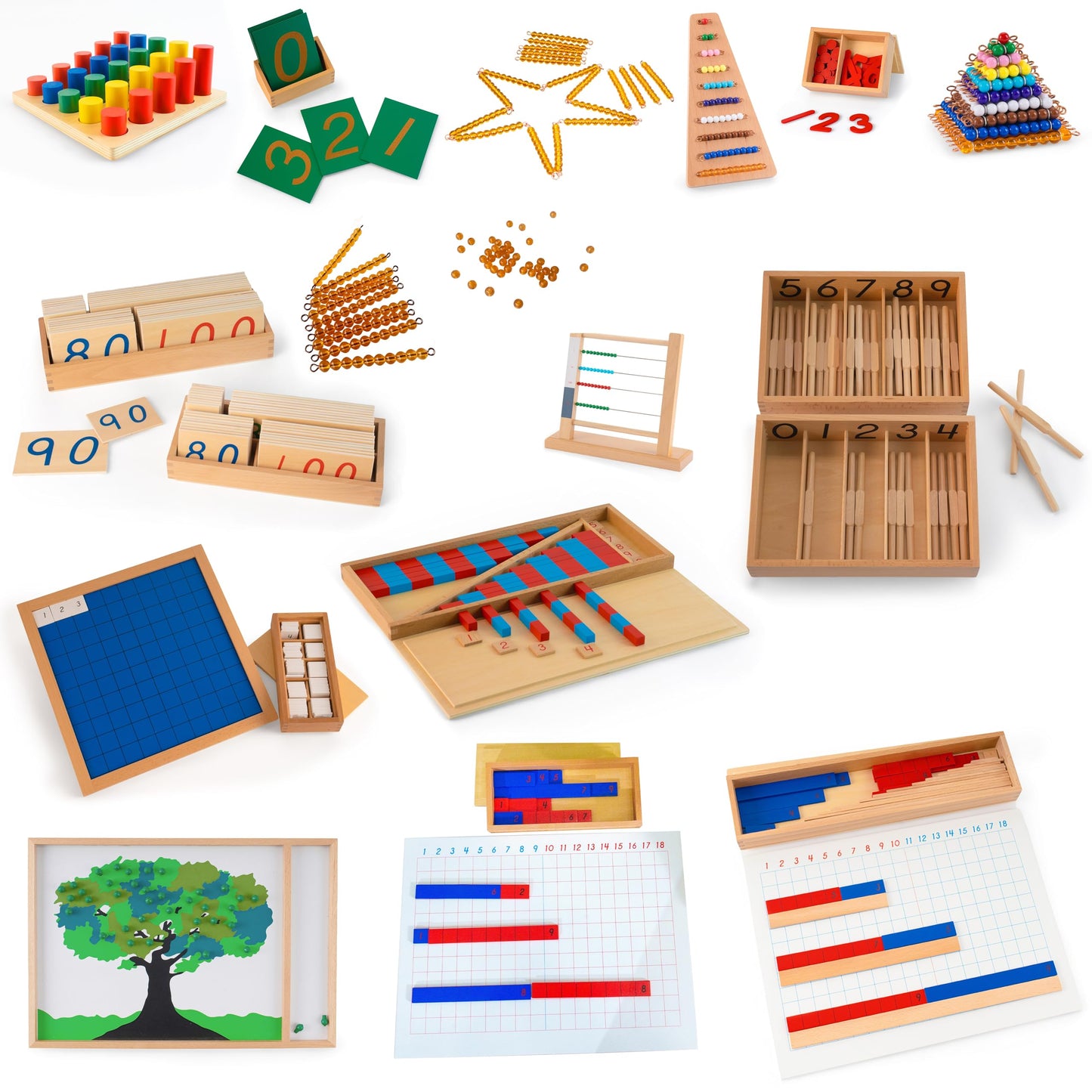 Montessori Sensory Learning Kit for Focus & Development (Sensorial Tools)