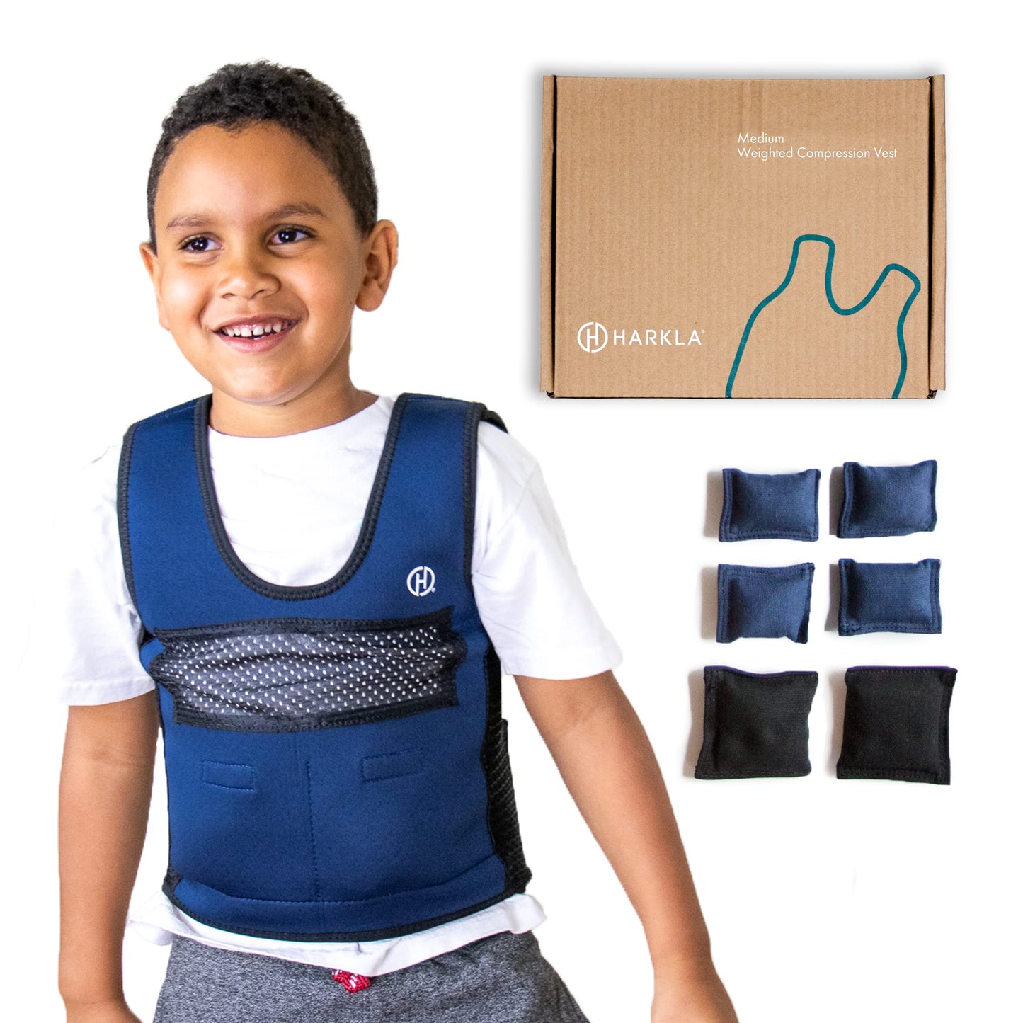Weighted Compression Vest for Autism & Sensory Calm (Kids)