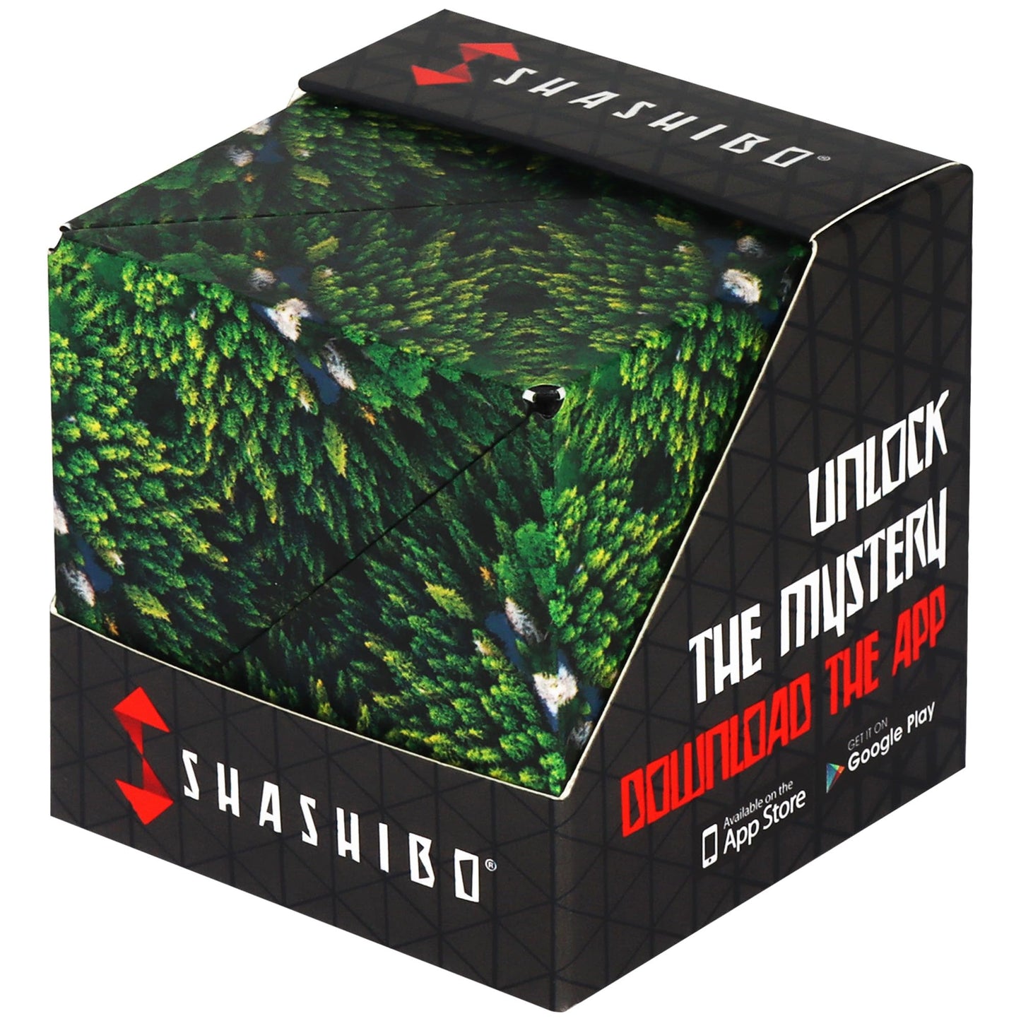 Shashibo Sensory Fidget Toy for Adults & Kids, Stress Relief Fidget Toy for Adults, Teens & Kids, Cool Fidget Toys for Desk, Classroom Must Have, Sensory Shape Shifting Cube, 100+ Possible Shapes