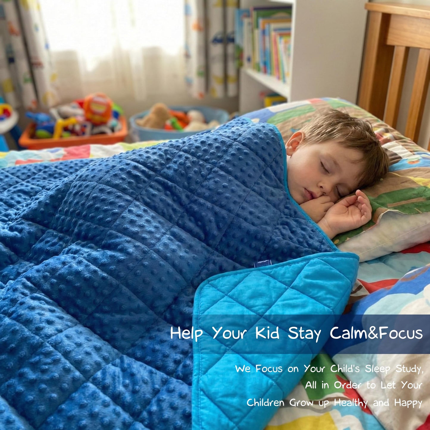 MAXTID Weighted Blanket for Kids 5lbs 36"x48" Cotton Blanket for Boys & Girls Weighted Throw Blanket Children Bedding Gifts for 3 4 5 6 7 8+ Year Old Kids Small Weighted Comfort Blanket