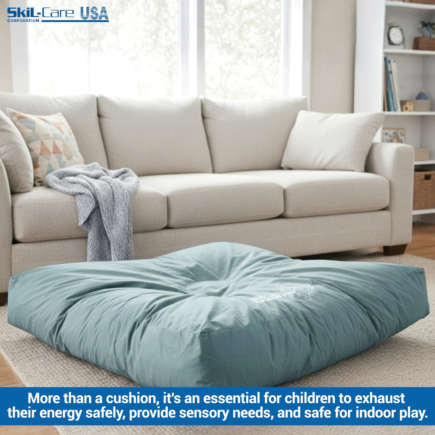 Sensory Crash Pad for Autism & Safe Deep Pressure Play