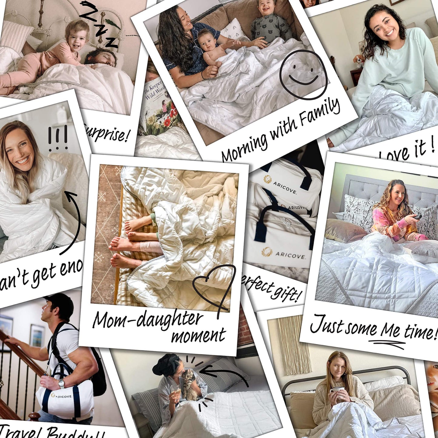 Weighted Blanket for Sensory Calm & Deep Sleep (Cooling Bamboo)