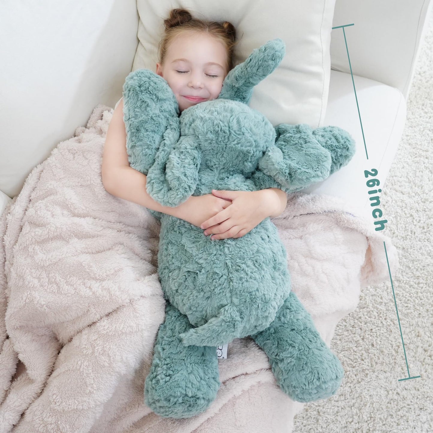 Weighted Sloth Stuffed Animal – 25 Inch, 4 lbs Plush Lying Toy for Kids and Adults – Soft and Cozy Weighted Companion for Bedtime, Gifting, and Everyday Comfort