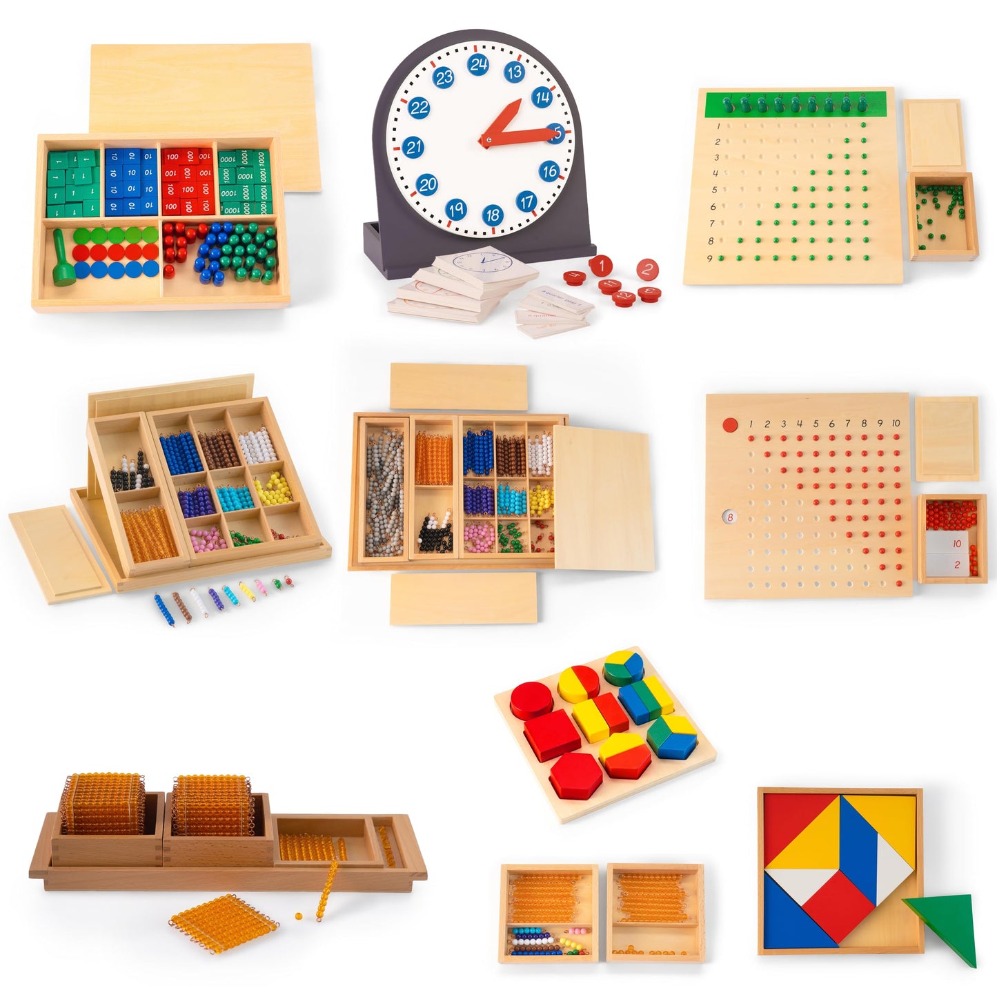 Montessori Sensory Learning Kit for Focus & Development (Sensorial Tools)