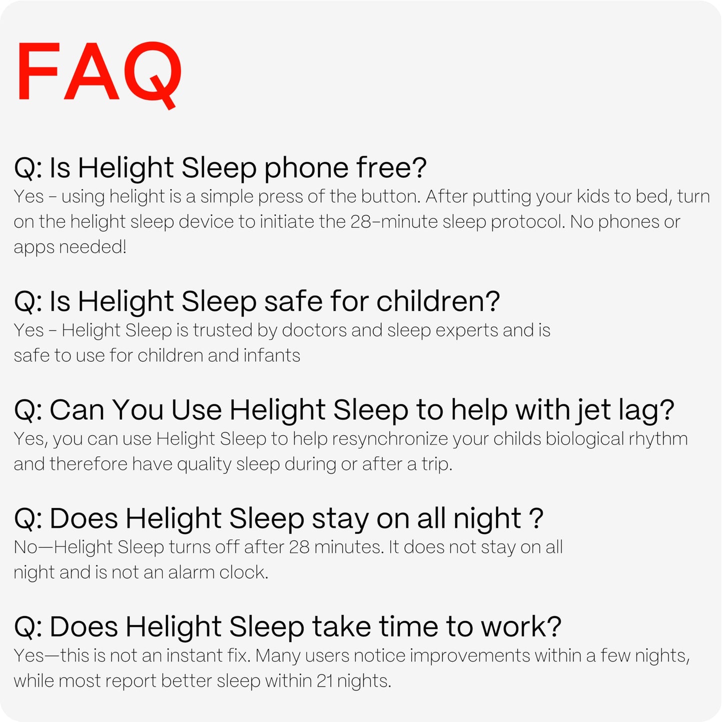 Red Light Sleep Device for Autism & Deep Relaxation