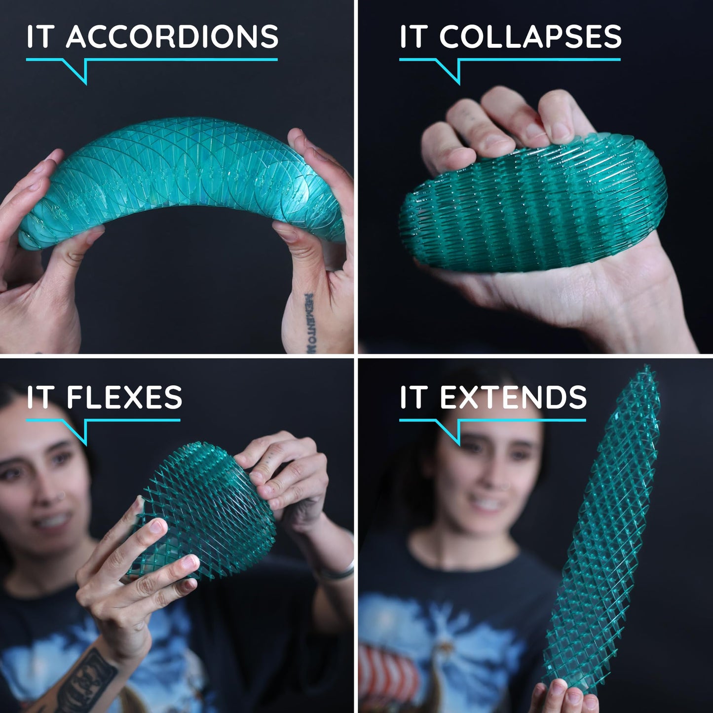 Morf Fidget Worm Toy - Flexible 3D Sensory Slug Figgy Toy for Kids, Teens, and Adults – Stretchy, Quiet, Stress and Anxiety Relief, Focus - For Play, School, Work Gifts, Great For Classroom and Office