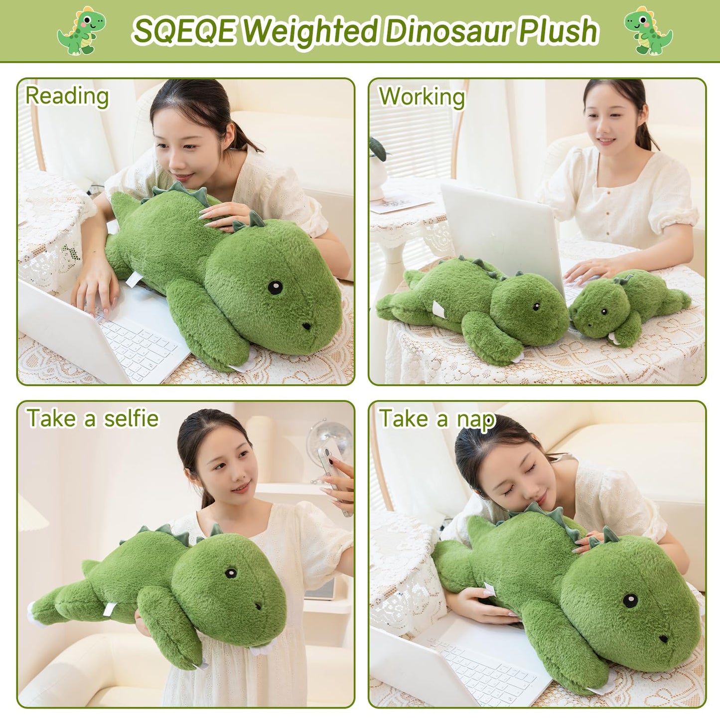 SQEQE Weighted Stuffed Animals Capybara Plush, Weighted Capybara Stuffed Animals with Turtle Backpack, Soft Pillow Toy for Kids Adults, Birthday Present & Valentines Gifts 9.8 Inch, 0.8 Lb