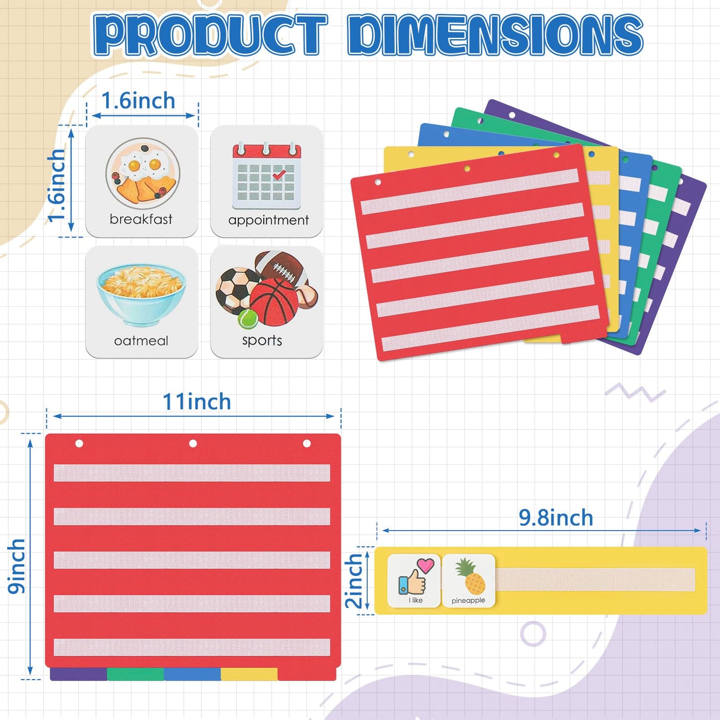 Visual Schedule & Communication Cards for Autism (Nonverbal Support)