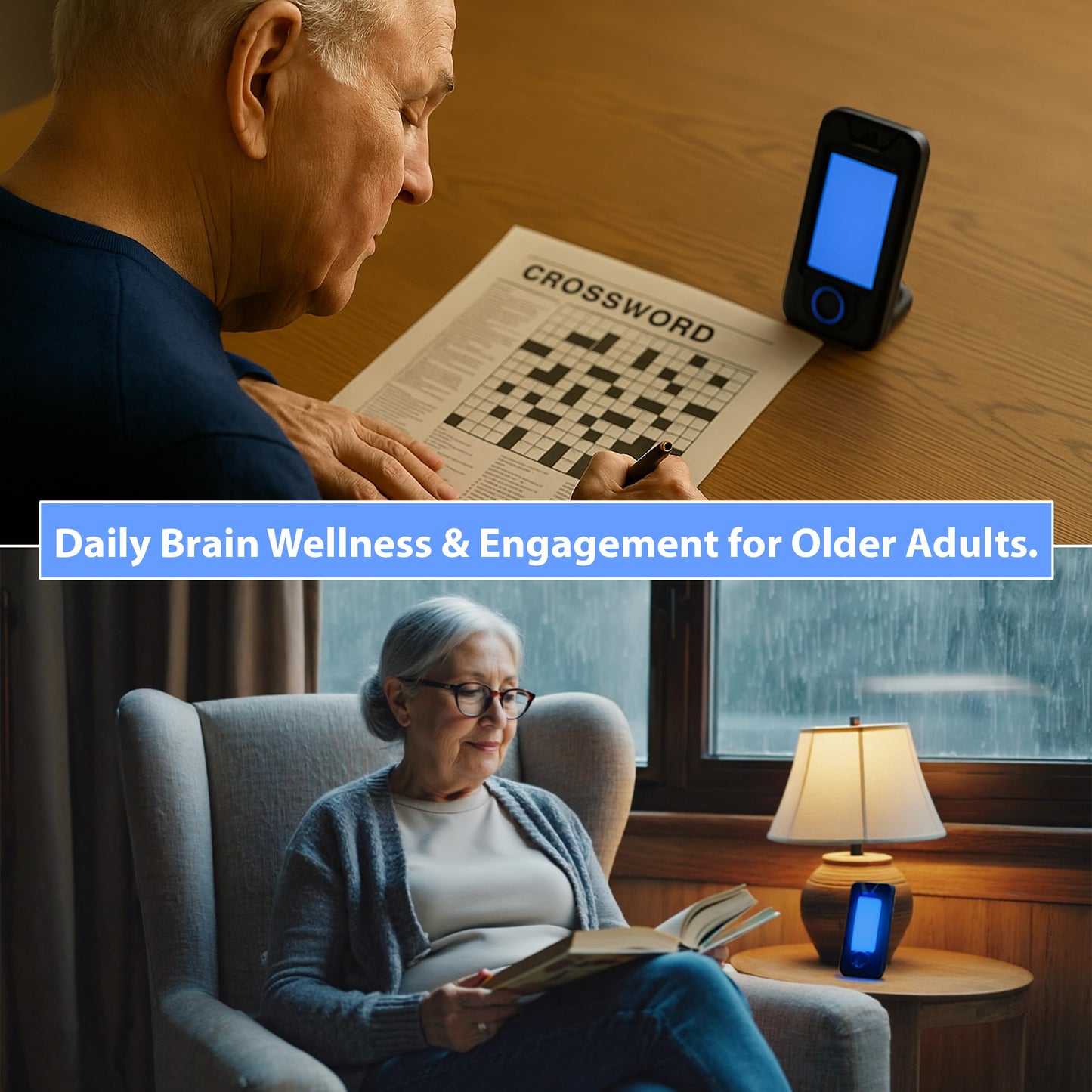 Blue Light Therapy Device for Focus, Energy & Alertness