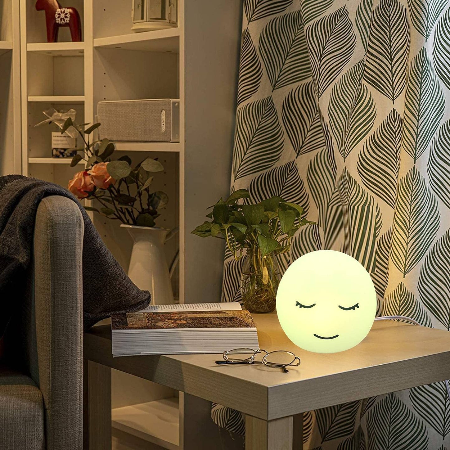 Breathing Lamp Guided Visual Meditation Tool for Mindfulness,Anxiety Relief&Calm Your Mind for Stress&Visual Relaxation and Restful Sleep,478 Seconds Breathing Rate Change 3 Colors,Gift for Kids