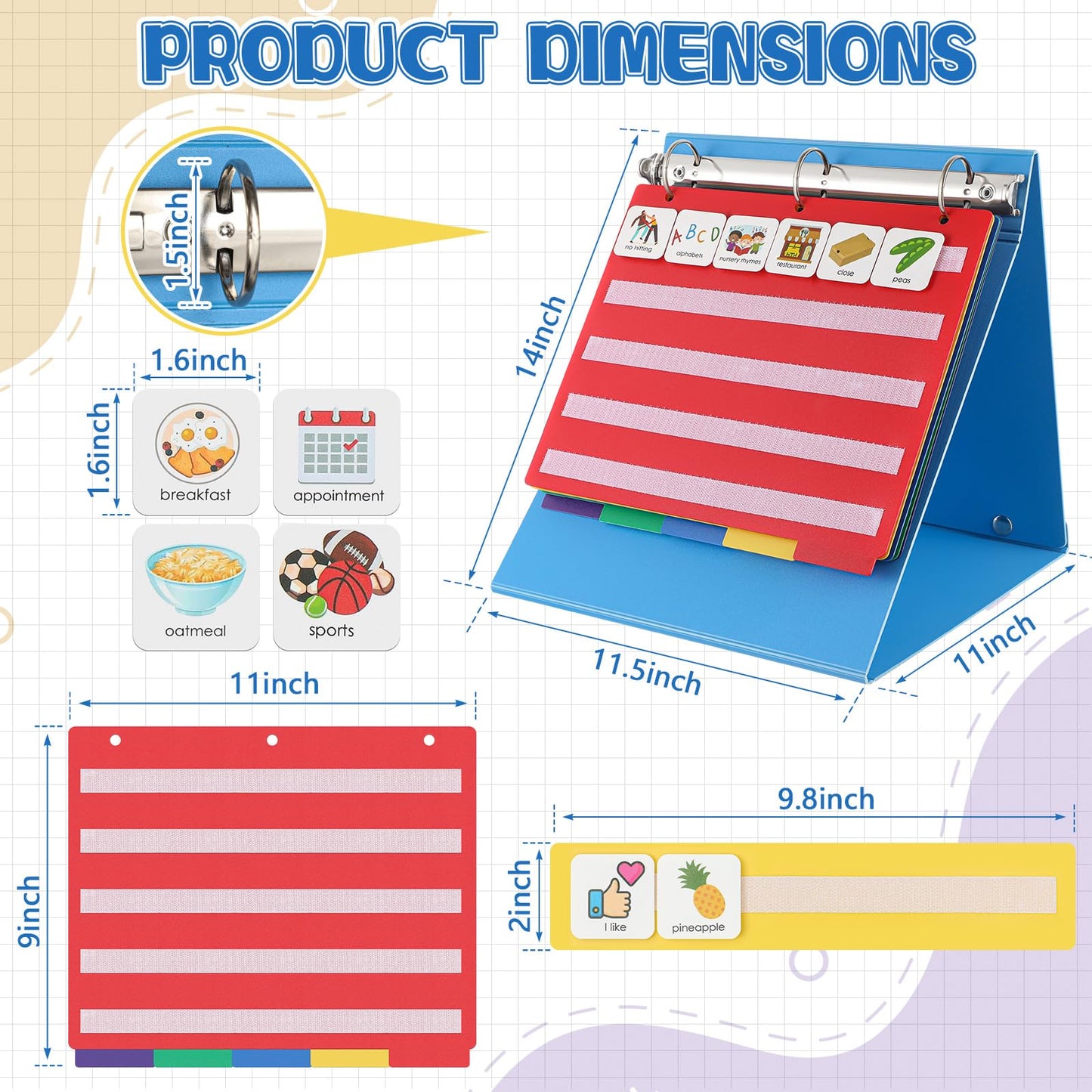 Visual Schedule & Communication Cards for Autism (Nonverbal Support)