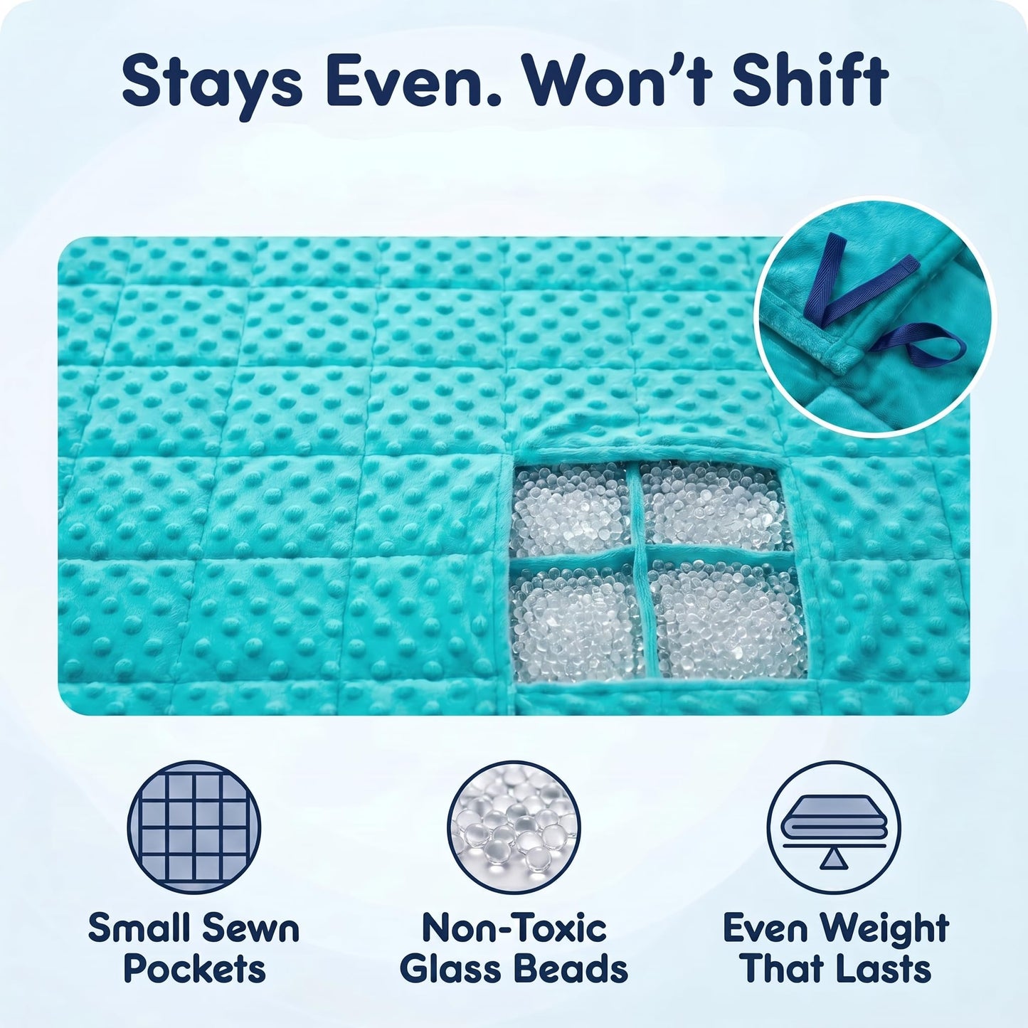 hazli Super-Soft Kids Weighted Blanket 5 Pounds - Weighted Blanket for Kids - Easy to Clean, Washable Minky Cover - 36x48 Inches 5lbs Child - Small Heavy Blanket for Girls and Boys