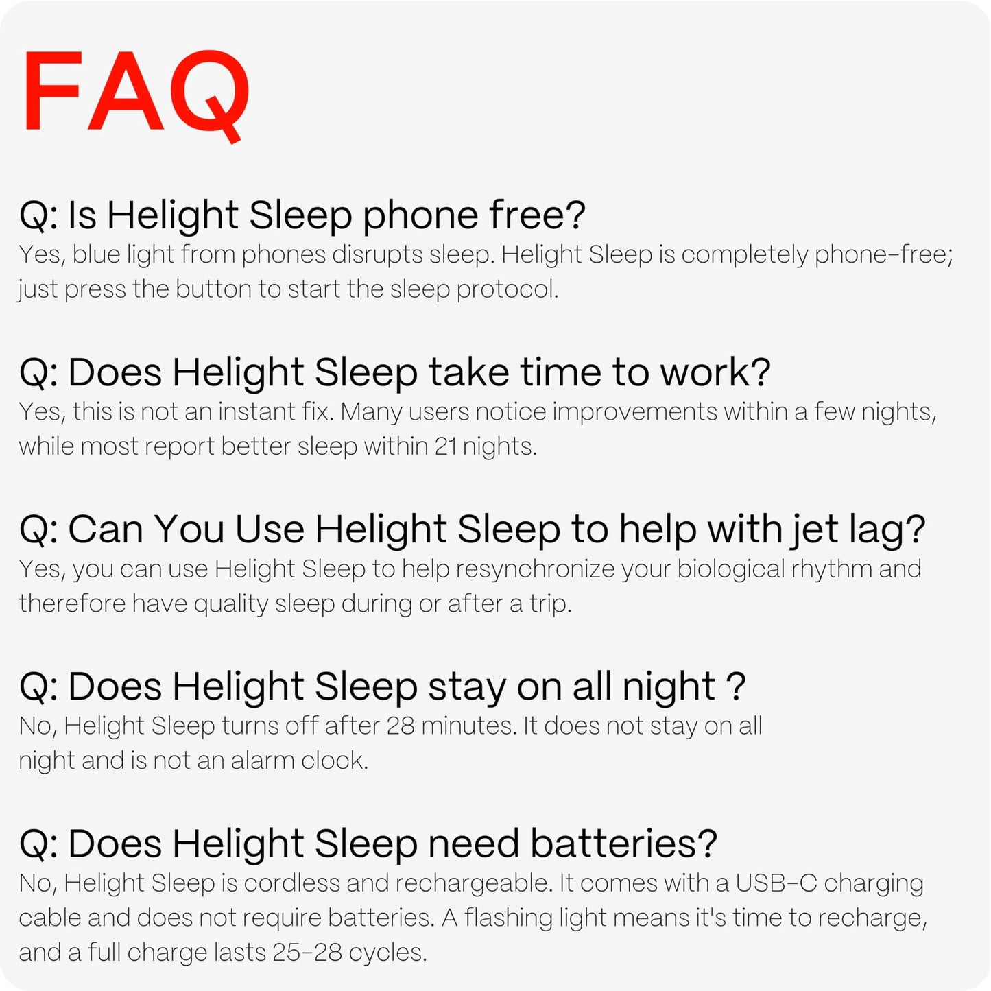 Red Light Sleep Device for Autism & Deep Relaxation