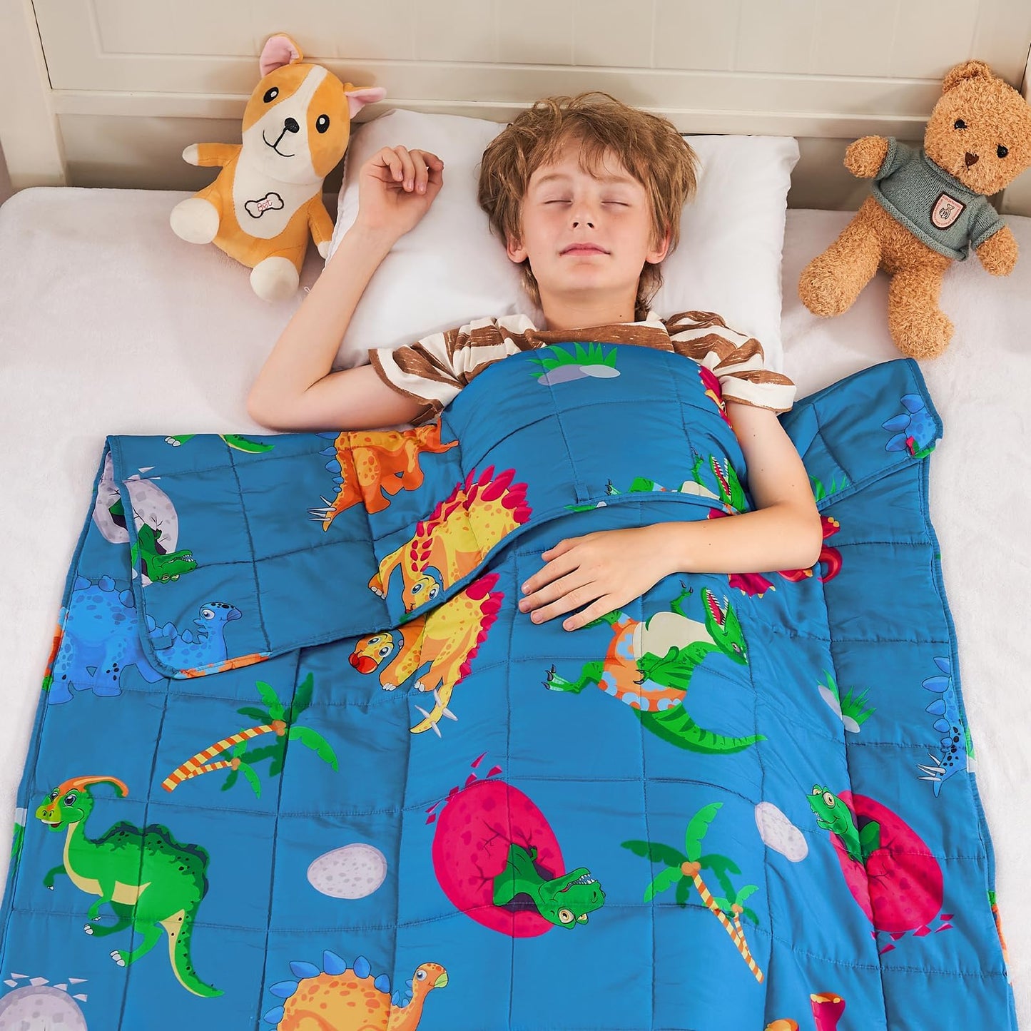 yescool Weighted Lap Pad 2 Pounds Weighted Lap Blanket, Space Plane Small Weighted Blanket, Weighted Throw Blanket Gifts for Travel Indoor Outdoor, 20"x30"