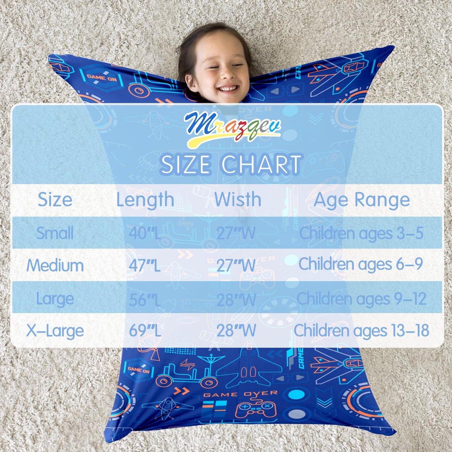 Cute Tiger Autism Movement Stretchy Sensory Body Socks - ADHD and Improve Sensory Processing Sox - Help Children with Autism (Medium)