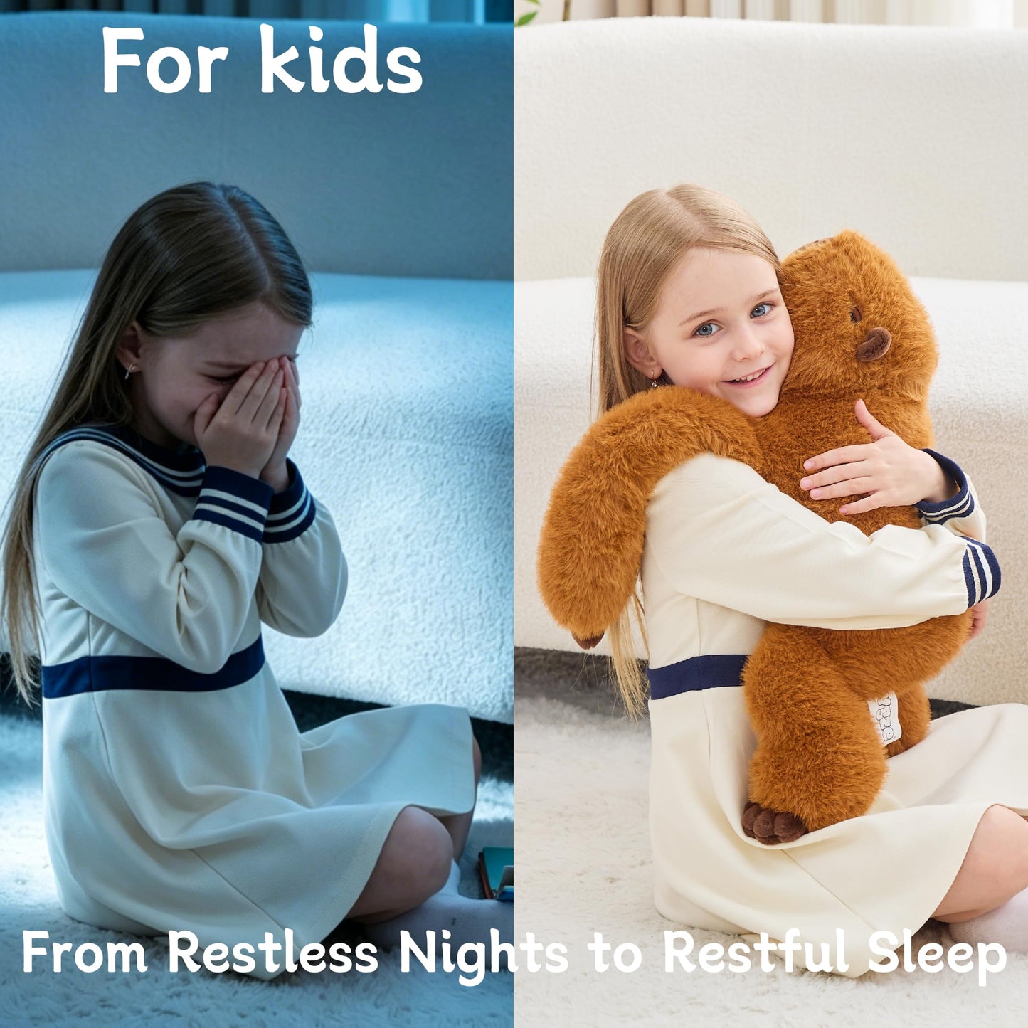 Weighted Sloth Stuffed Animal – 25 Inch, 4 lbs Plush Lying Toy for Kids and Adults – Soft and Cozy Weighted Companion for Bedtime, Gifting, and Everyday Comfort