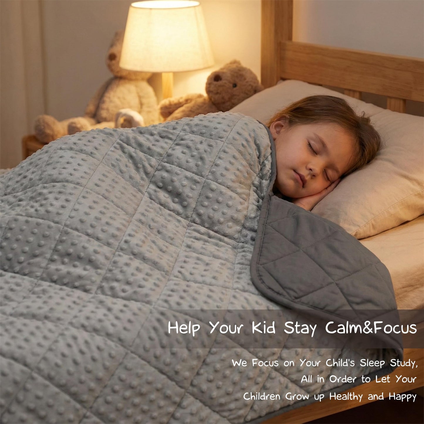 MAXTID Weighted Blanket for Kids 5lbs 36"x48" Cotton Blanket for Boys & Girls Weighted Throw Blanket Children Bedding Gifts for 3 4 5 6 7 8+ Year Old Kids Small Weighted Comfort Blanket