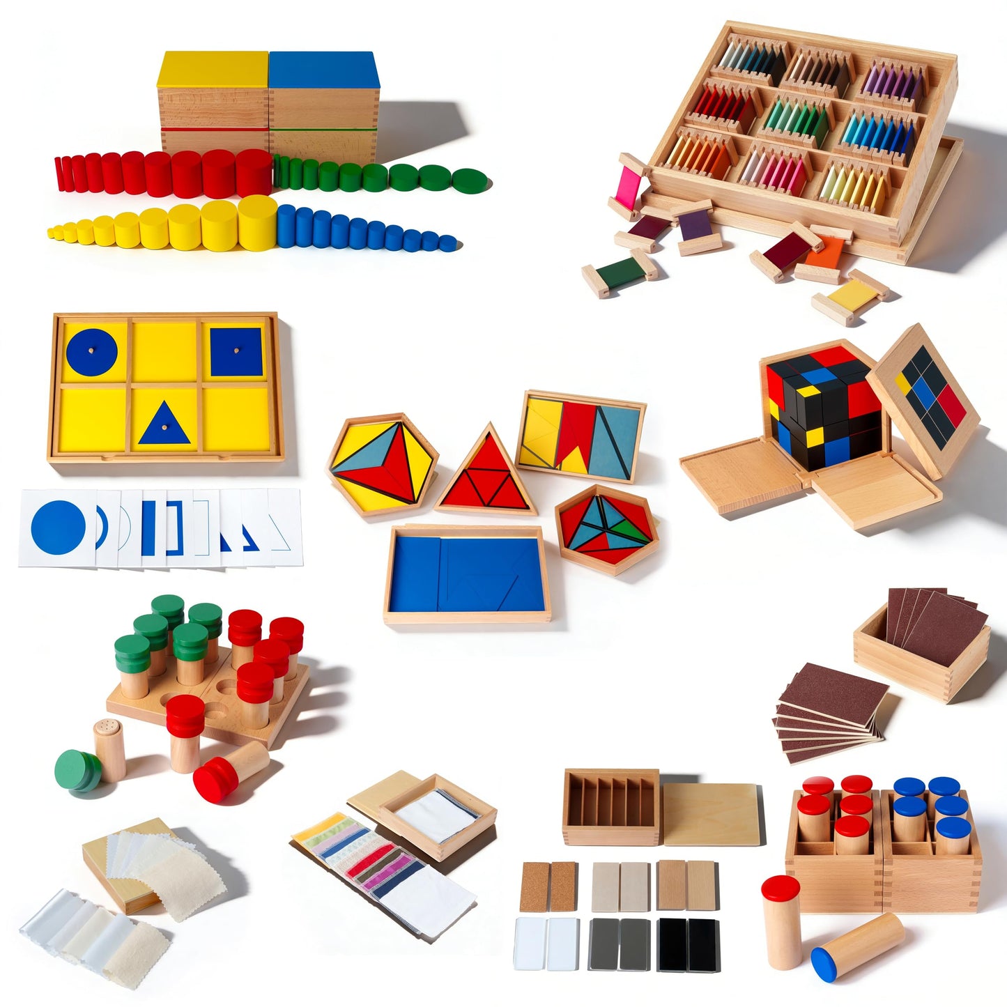 Montessori Sensory Learning Kit for Focus & Development (Sensorial Tools)