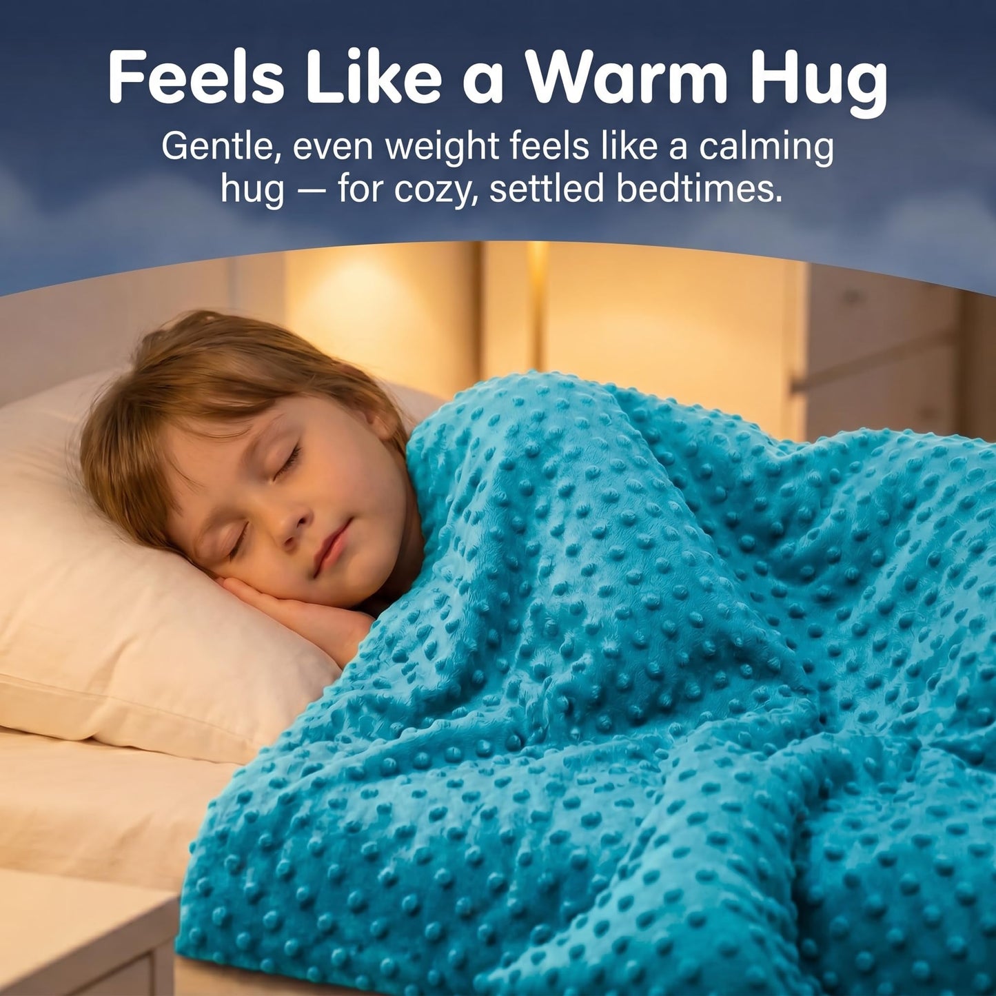hazli Super-Soft Kids Weighted Blanket 5 Pounds - Weighted Blanket for Kids - Easy to Clean, Washable Minky Cover - 36x48 Inches 5lbs Child - Small Heavy Blanket for Girls and Boys