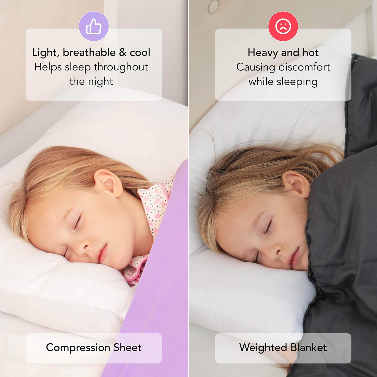 Sensory Compression Blanket | Spandex Bed Sheet for Kids & Adults | Deep Relaxing Feeling, Release Oxytocin | Helps With: SPD, Anxiety, ADHD, Autism and More | Breathable & Stretchable | Full Size