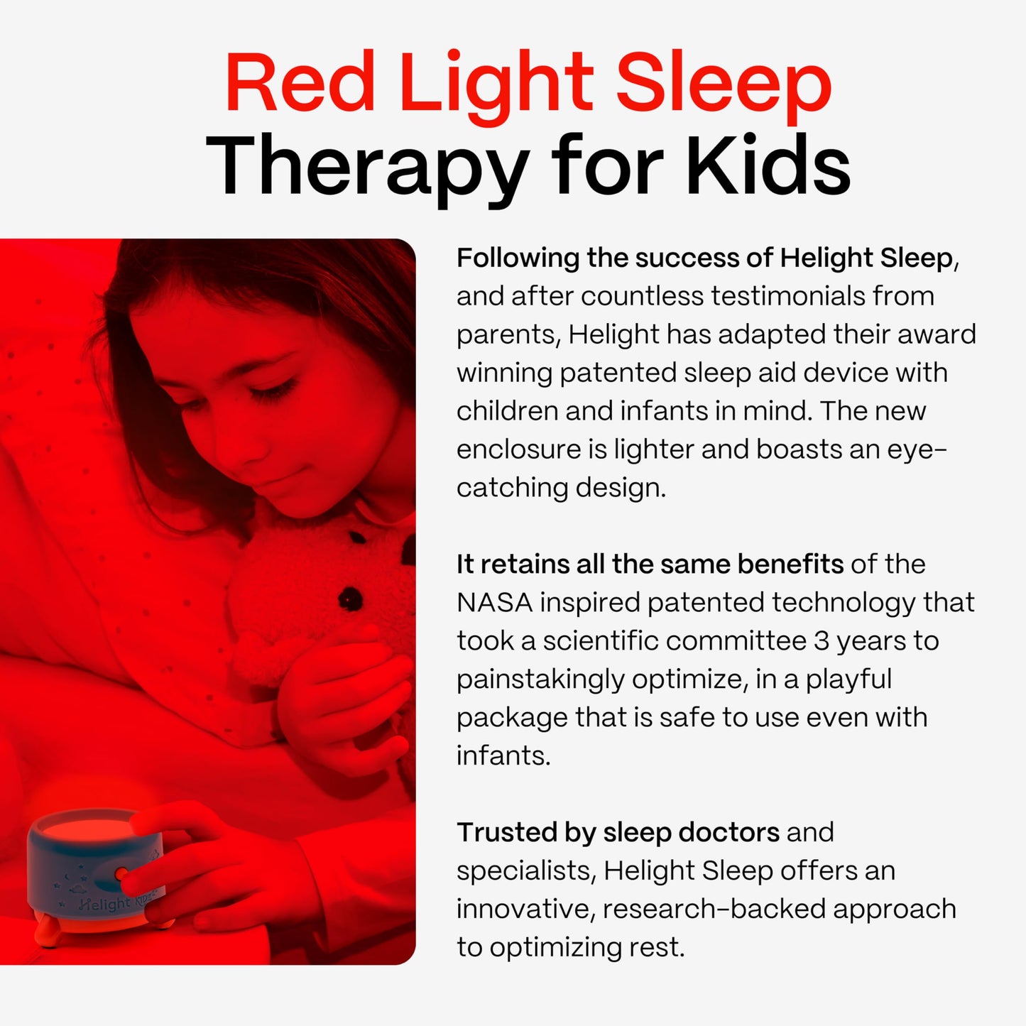 Red Light Sleep Device for Autism & Deep Relaxation