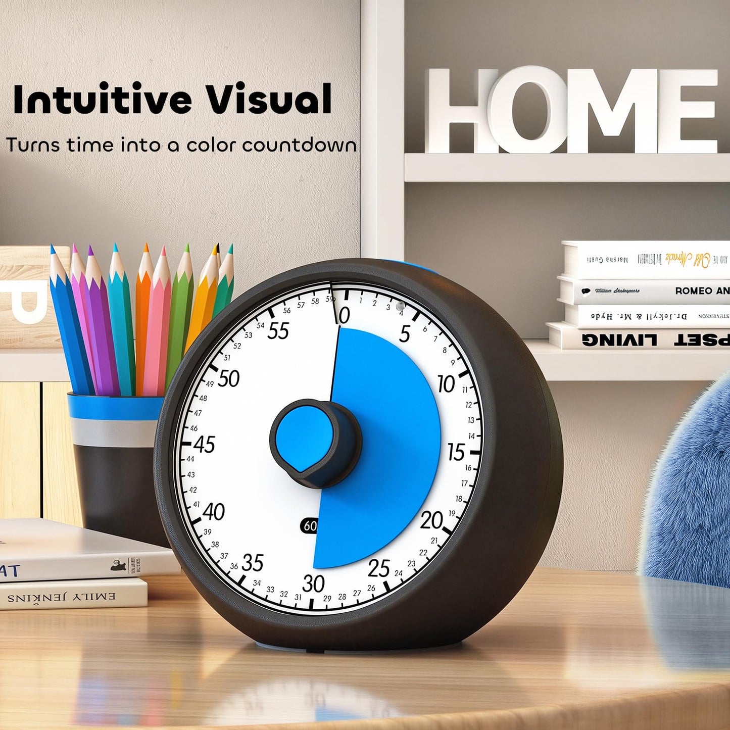 Visual Timer for Autism & ADHD Focus (60-Minute Countdown)