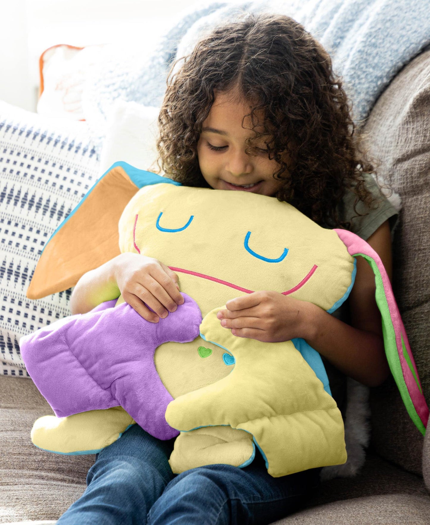Bumpas Weighted Plush Toy - Calming Stuffed Animal, Realistic Hug, Machine Washable - Ages 3+