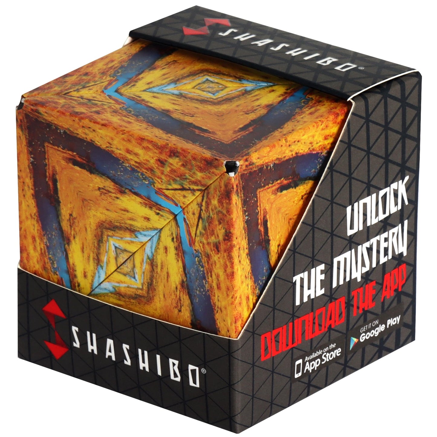 Shashibo Sensory Fidget Toy for Adults & Kids, Stress Relief Fidget Toy for Adults, Teens & Kids, Cool Fidget Toys for Desk, Classroom Must Have, Sensory Shape Shifting Cube, 100+ Possible Shapes