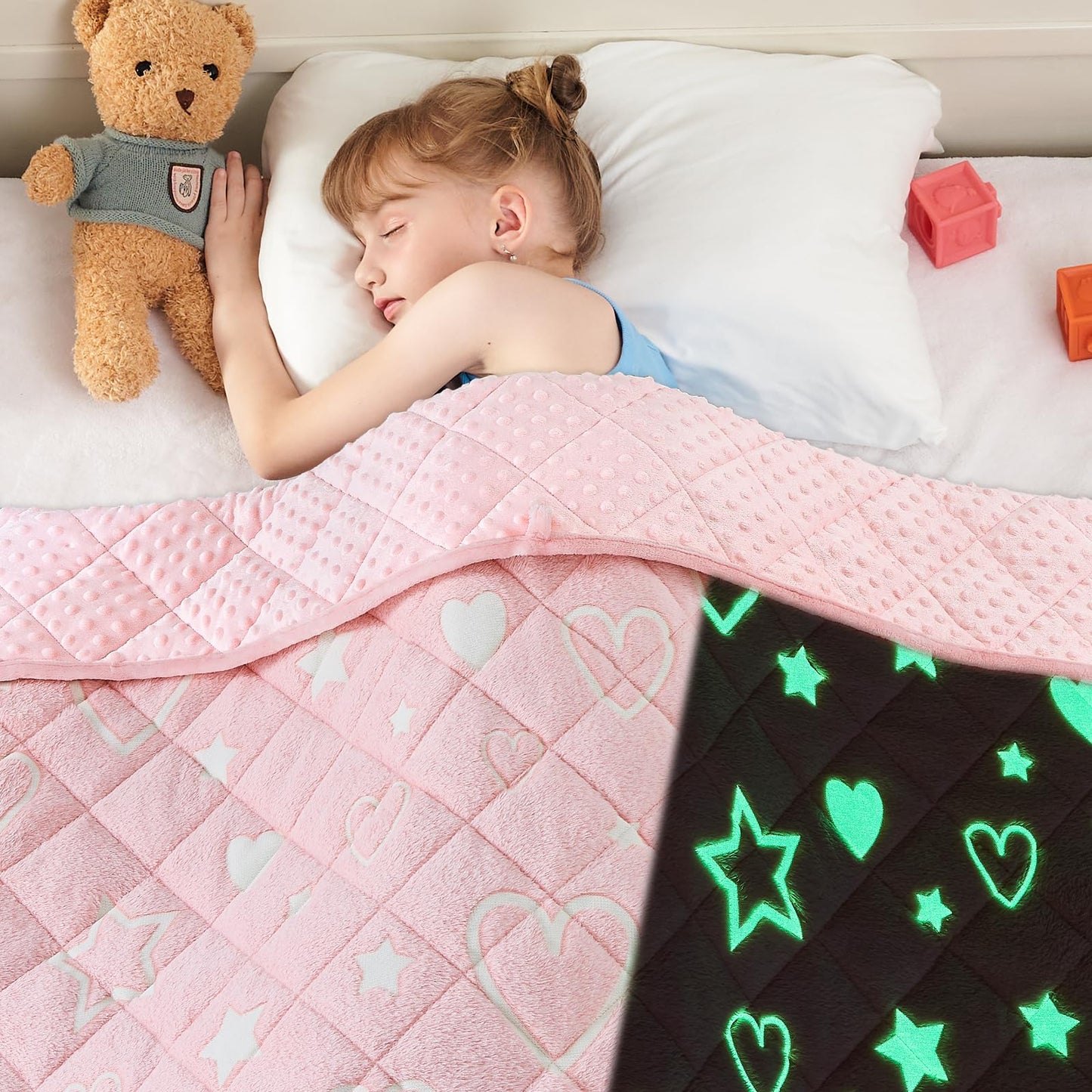 yescool Weighted Lap Pad 2 Pounds Weighted Lap Blanket, Space Plane Small Weighted Blanket, Weighted Throw Blanket Gifts for Travel Indoor Outdoor, 20"x30"