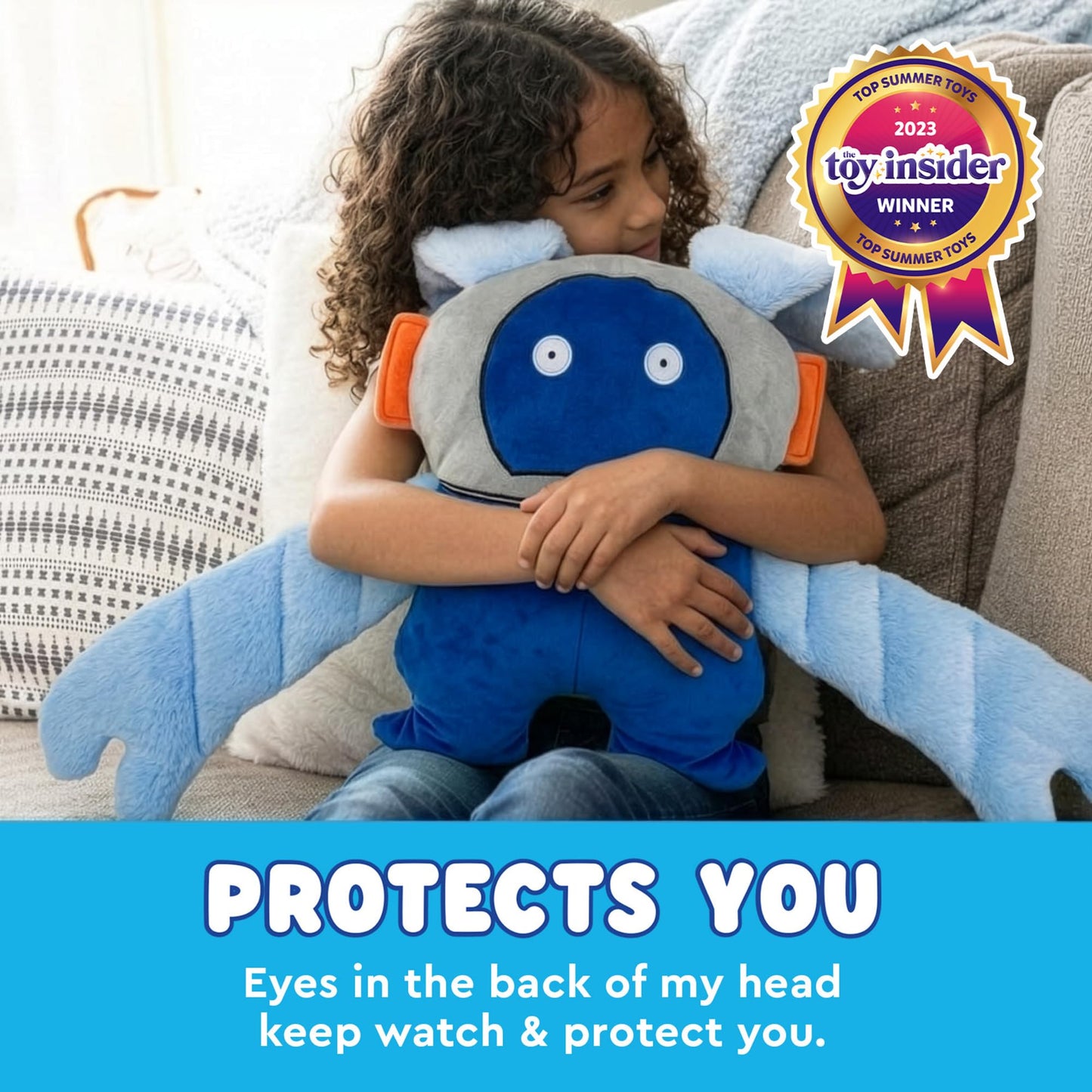 Bumpas Weighted Plush Toy - Calming Stuffed Animal, Realistic Hug, Machine Washable - Ages 3+