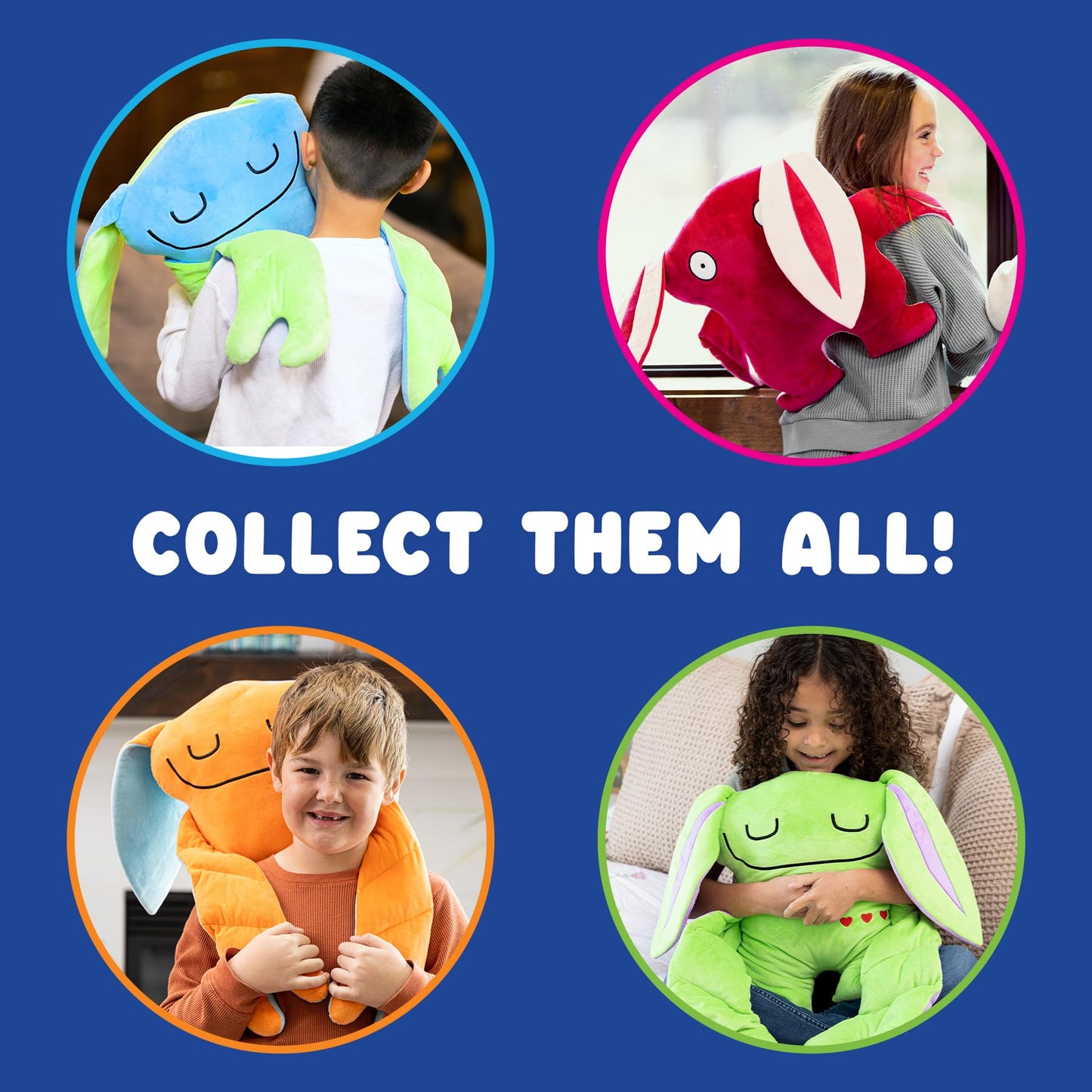 Bumpas Weighted Plush Toy - Calming Stuffed Animal, Realistic Hug, Machine Washable - Ages 3+