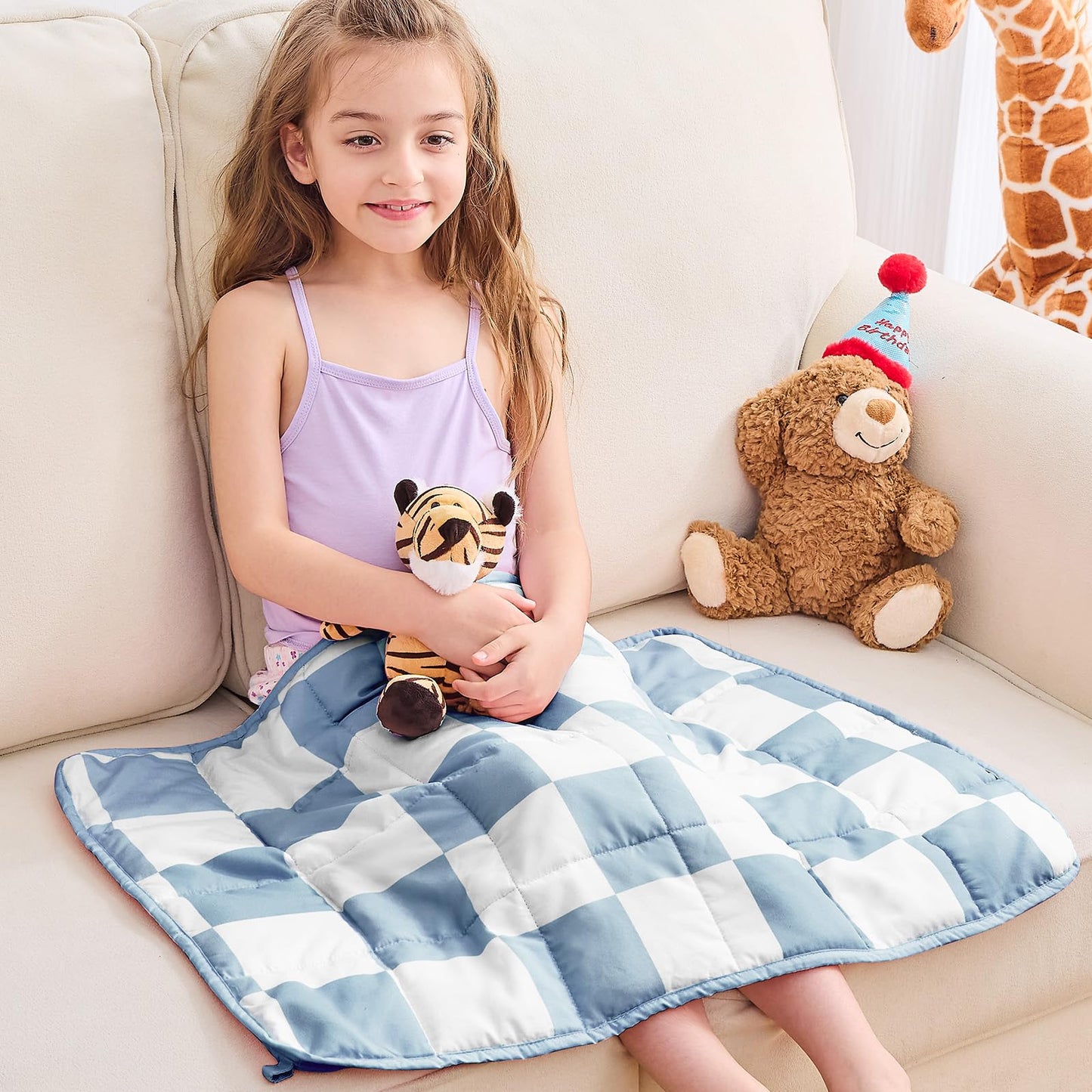 yescool Weighted Lap Pad 2 Pounds Weighted Lap Blanket, Space Plane Small Weighted Blanket, Weighted Throw Blanket Gifts for Travel Indoor Outdoor, 20"x30"