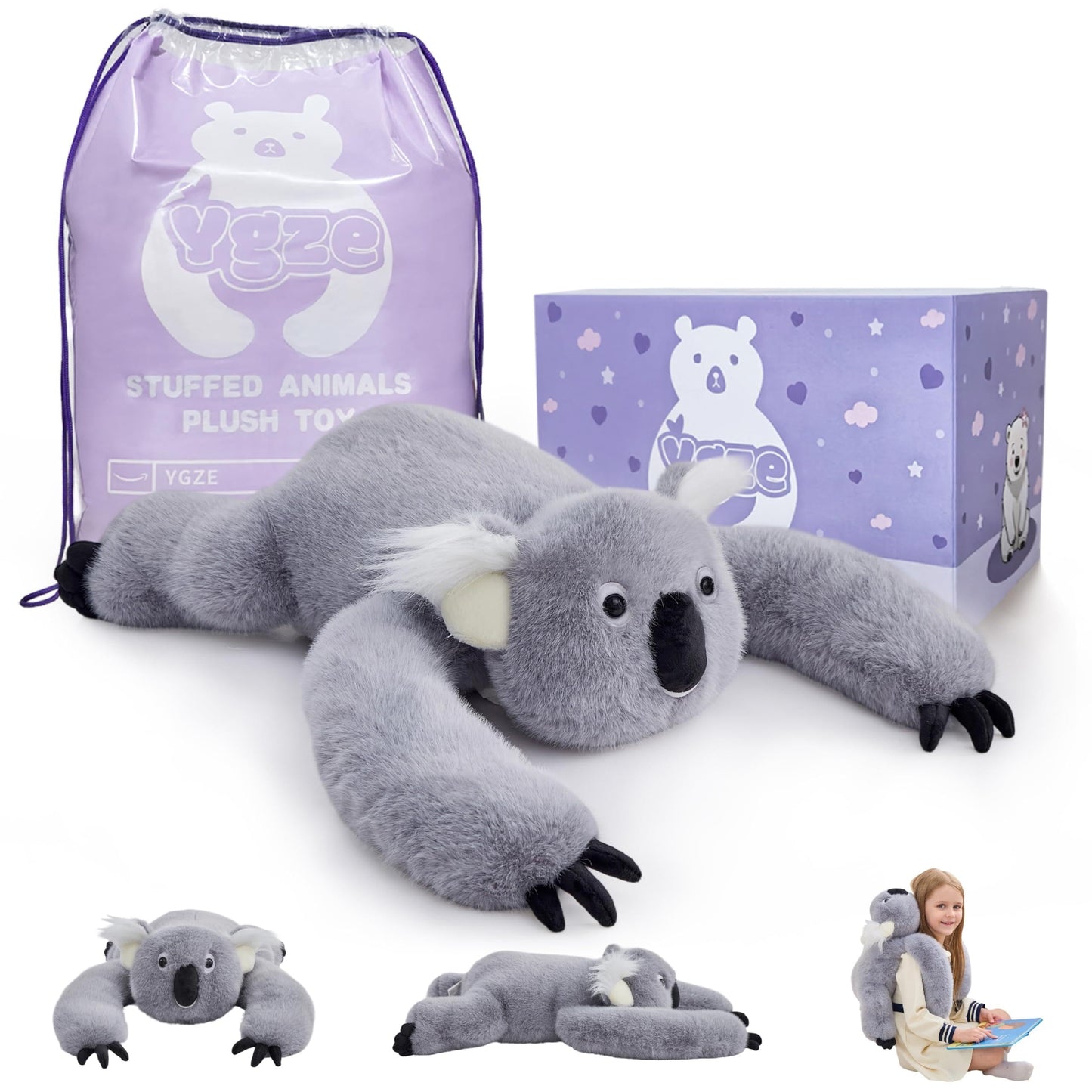 Weighted Sloth Stuffed Animal – 25 Inch, 4 lbs Plush Lying Toy for Kids and Adults – Soft and Cozy Weighted Companion for Bedtime, Gifting, and Everyday Comfort