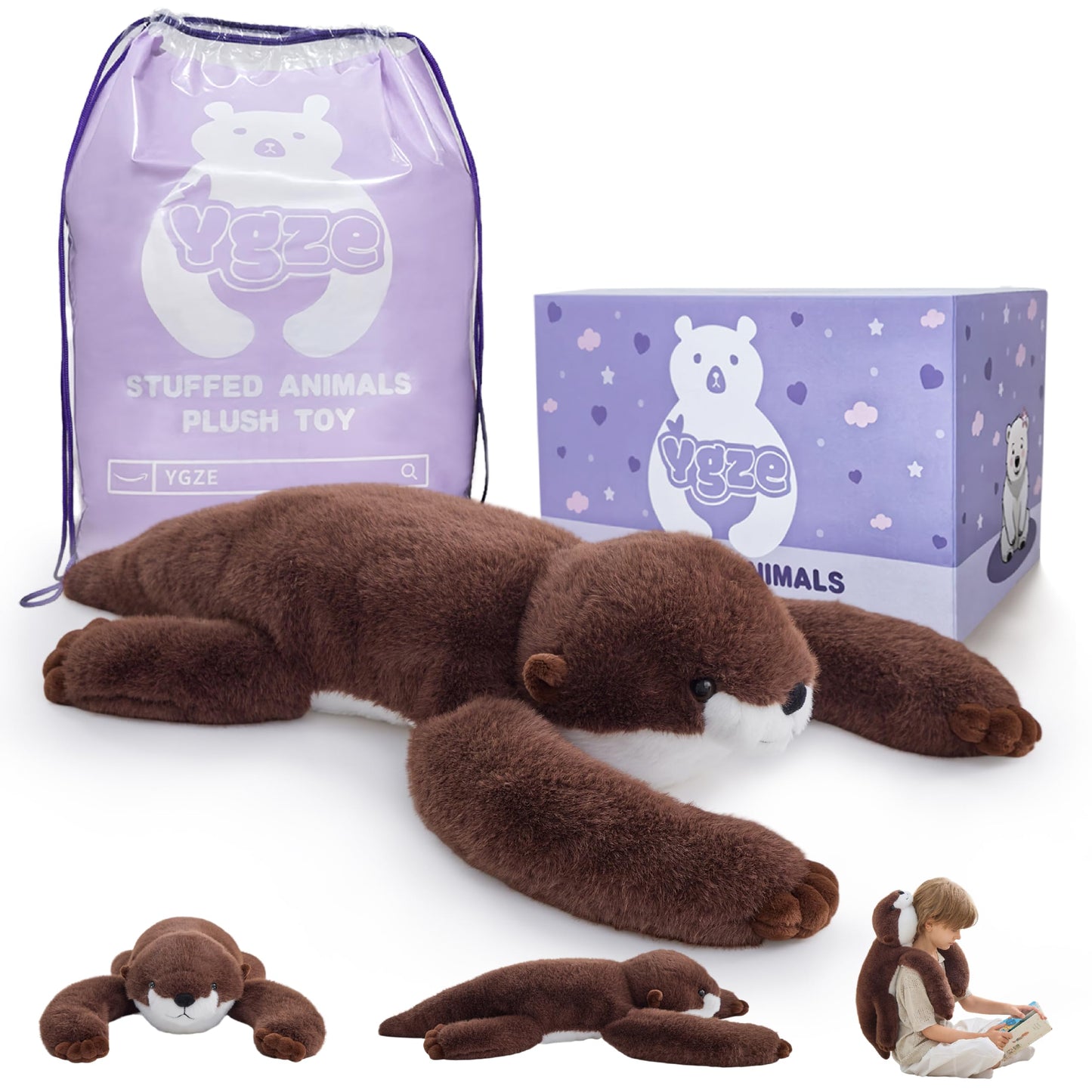 Weighted Sloth Stuffed Animal – 25 Inch, 4 lbs Plush Lying Toy for Kids and Adults – Soft and Cozy Weighted Companion for Bedtime, Gifting, and Everyday Comfort