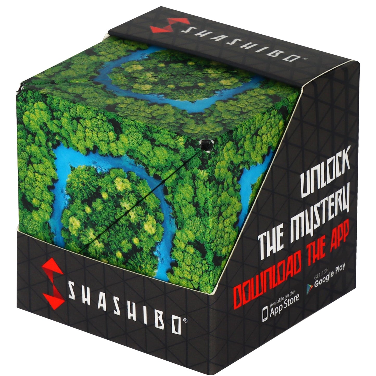 Shashibo Sensory Fidget Toy for Adults & Kids, Stress Relief Fidget Toy for Adults, Teens & Kids, Cool Fidget Toys for Desk, Classroom Must Have, Sensory Shape Shifting Cube, 100+ Possible Shapes