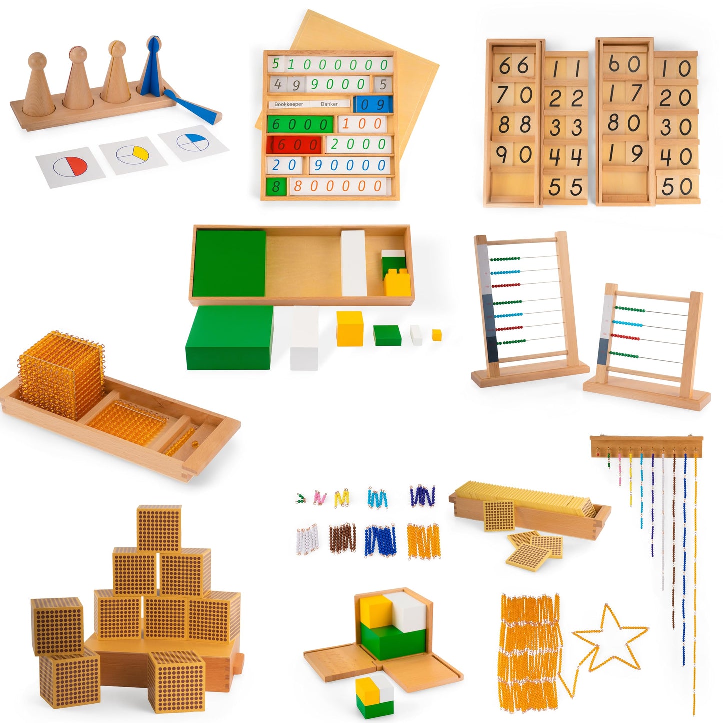 Montessori Sensory Learning Kit for Focus & Development (Sensorial Tools)
