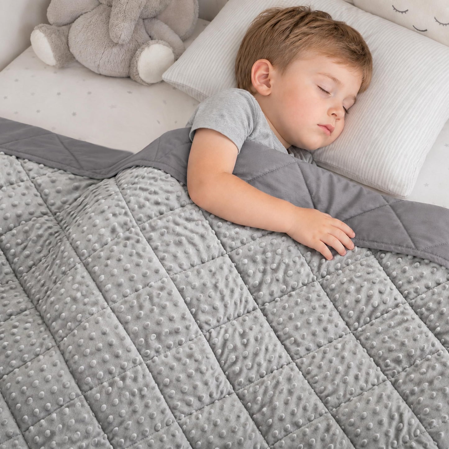 MAXTID Weighted Blanket for Kids 5lbs 36"x48" Cotton Blanket for Boys & Girls Weighted Throw Blanket Children Bedding Gifts for 3 4 5 6 7 8+ Year Old Kids Small Weighted Comfort Blanket