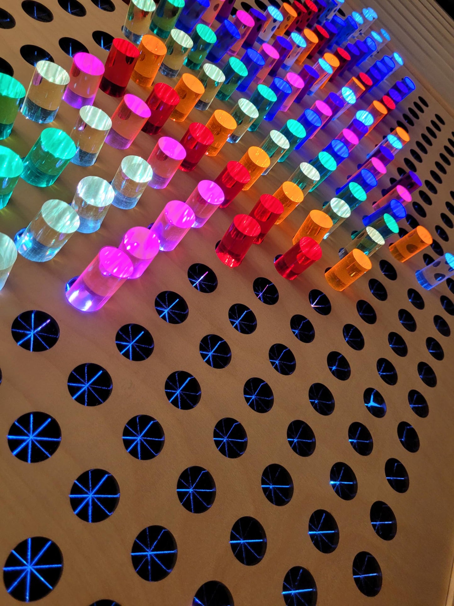 LED Sensory Pegboard for Autism & Interactive Focus Play