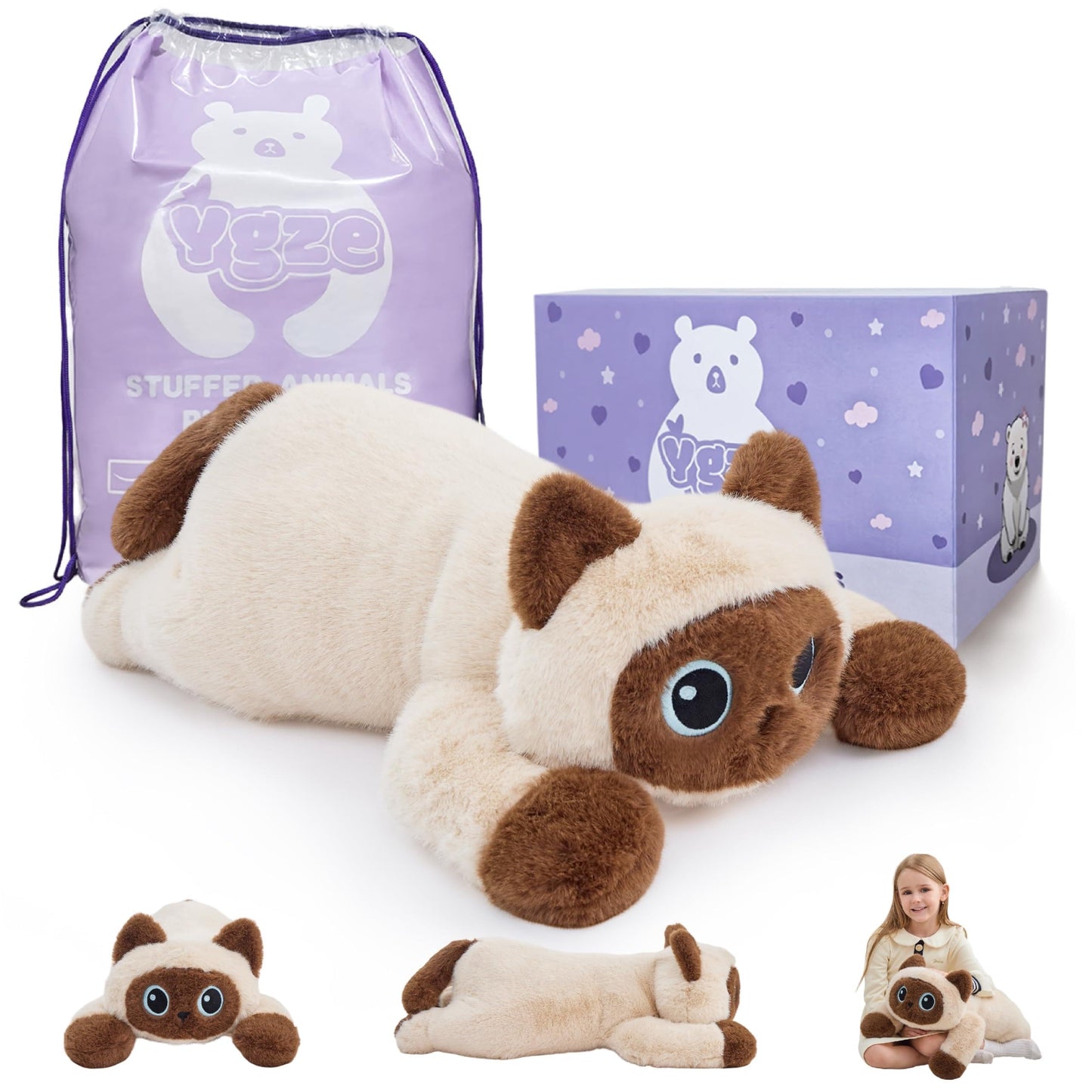 Weighted Sloth Stuffed Animal – 25 Inch, 4 lbs Plush Lying Toy for Kids and Adults – Soft and Cozy Weighted Companion for Bedtime, Gifting, and Everyday Comfort